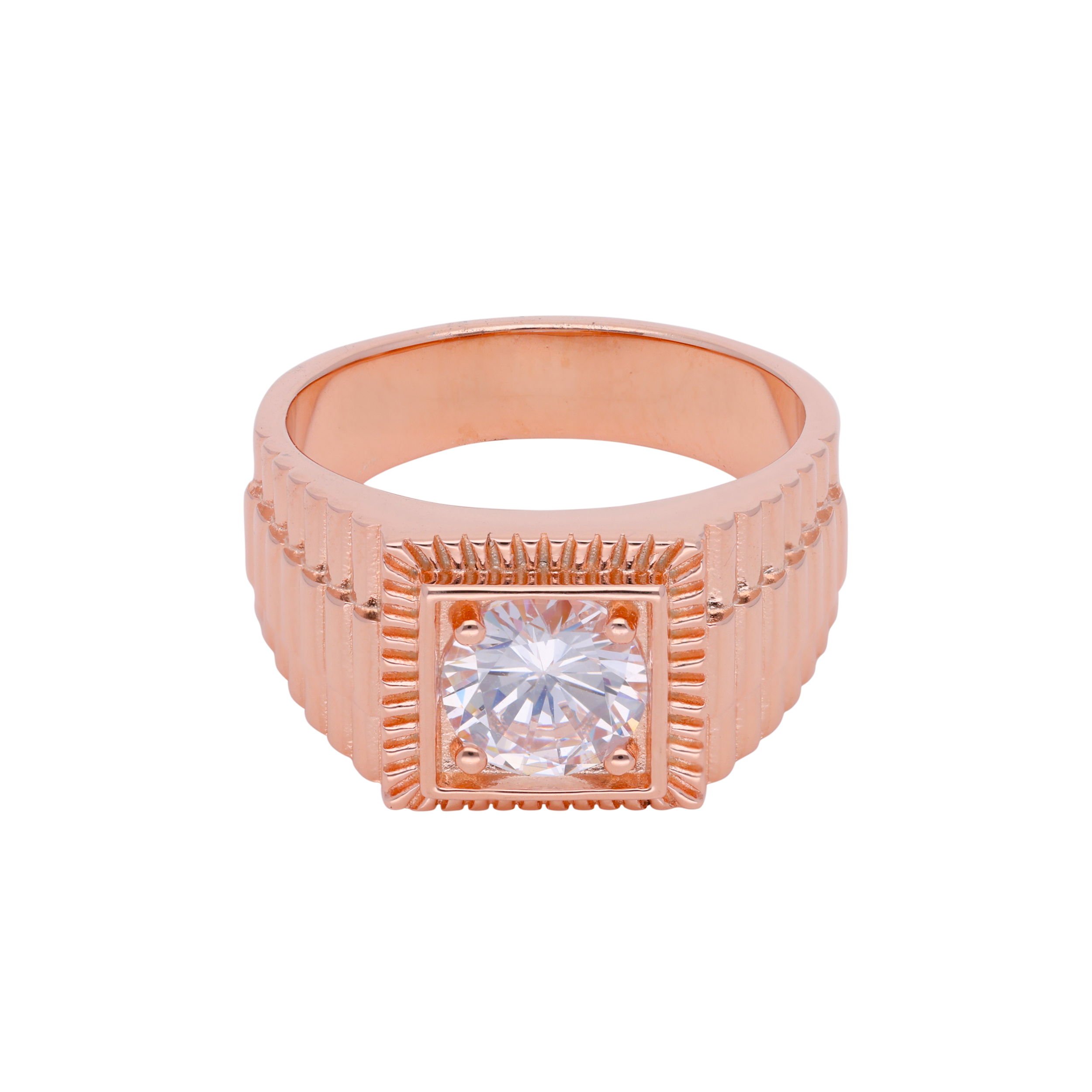 Men's Sterling Silver Solitaire Ring | SKU: 0019757186, 0019757162, 0019757179, 0019757124 - crash.club by CKC