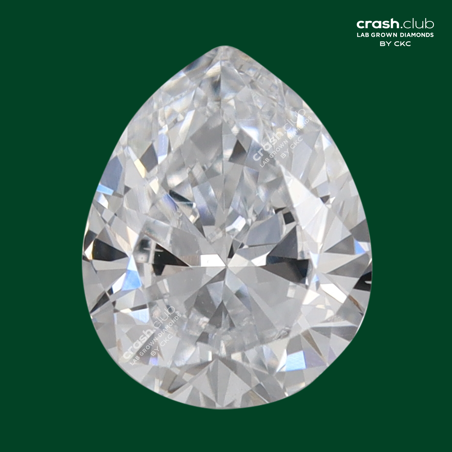 Pear Shape 0.29 Carats Lab Grown Diamond | SKU : 0019931616 - crash.club by CKC