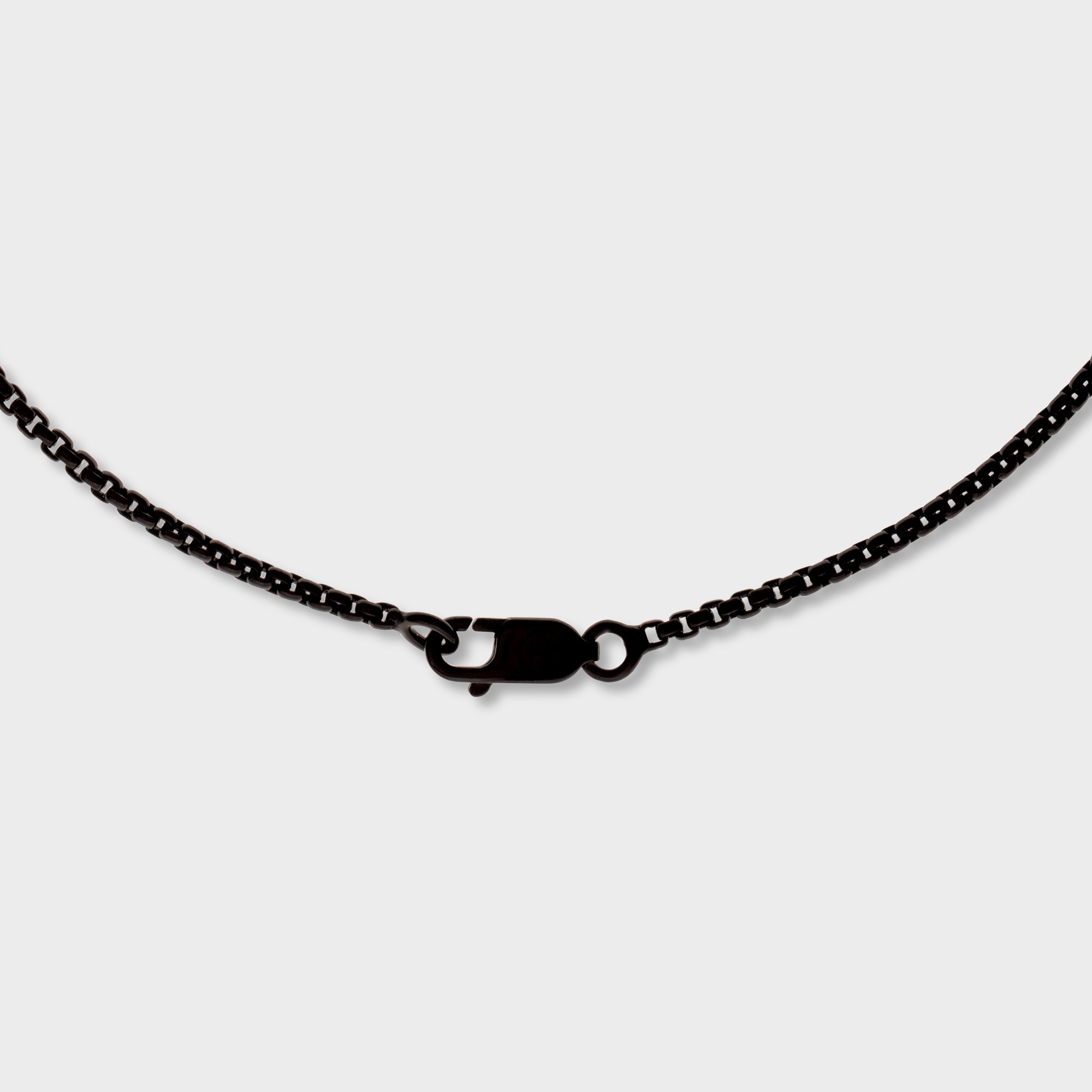 Sleek Black Silver Chain Pendant for Men | SKU : 0020418878, 0020418885 - crash.club by CKC