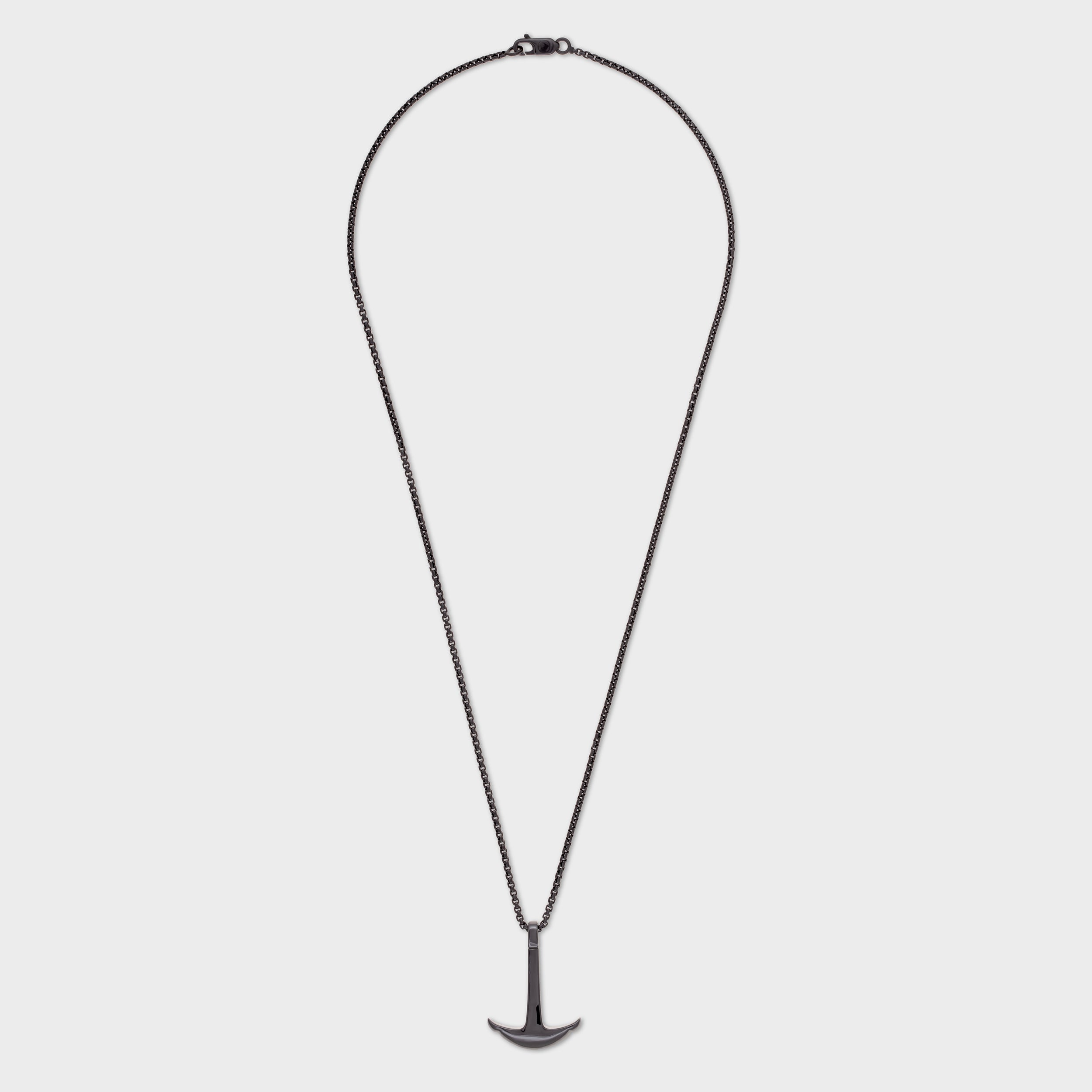Men's Black Rhodium Anchor Pendant Necklace | SKU : 0020418908, 0020418892 - crash.club by CKC