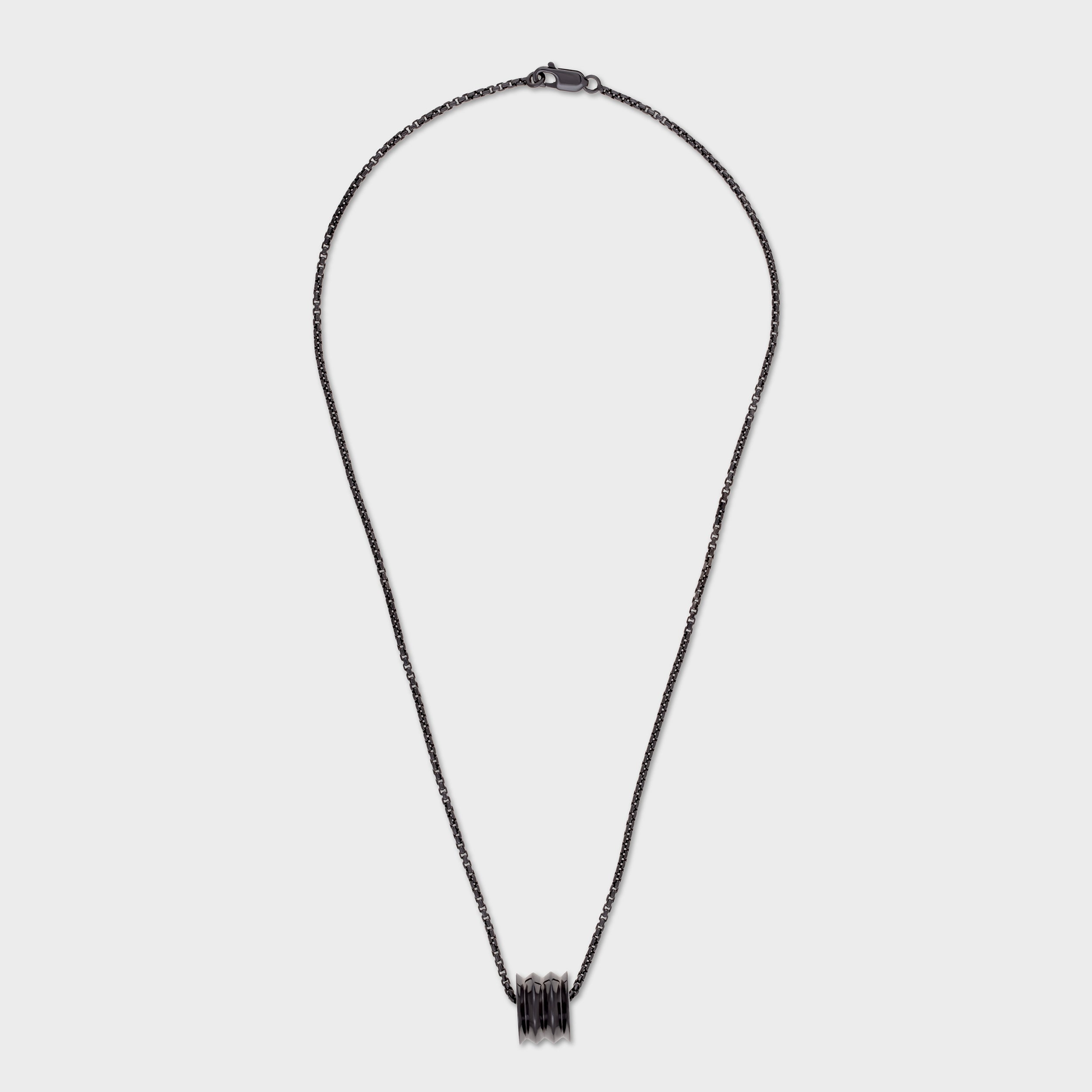 Black Barrel Silver Men's Chain Pendant | SKU : 0020418977 - crash.club by CKC