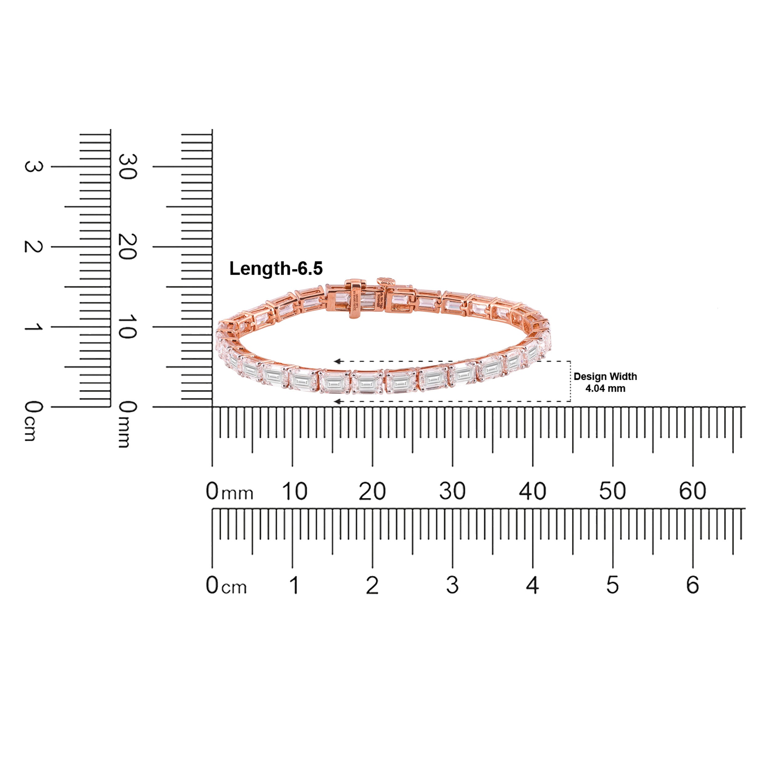 Emerald Solitaire Diamond Bracelet | SKU : 0020741402