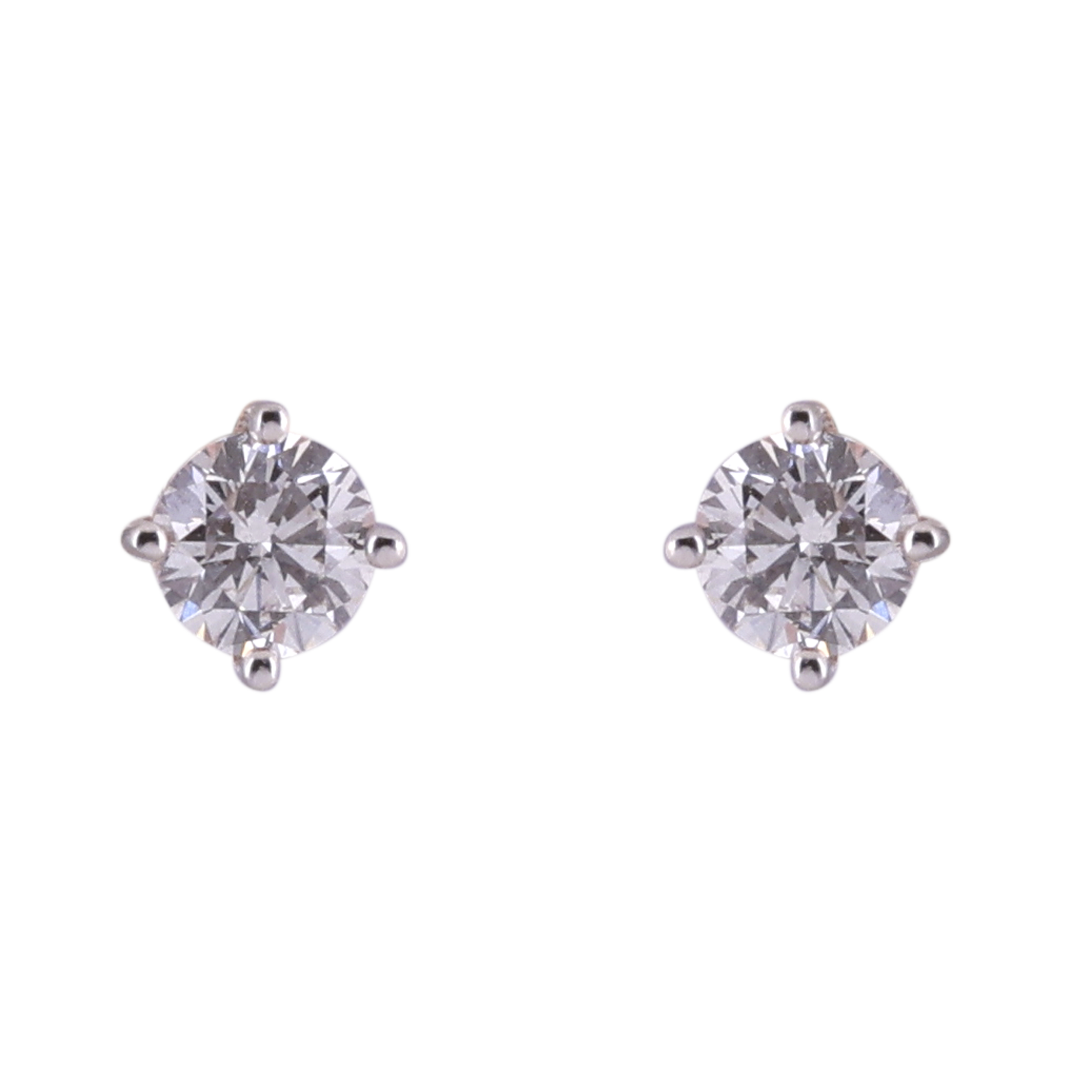 Round Brilliant 0.500 Carat Pair Lab-Grown Diamond Earstuds | SKU : 0020833404
