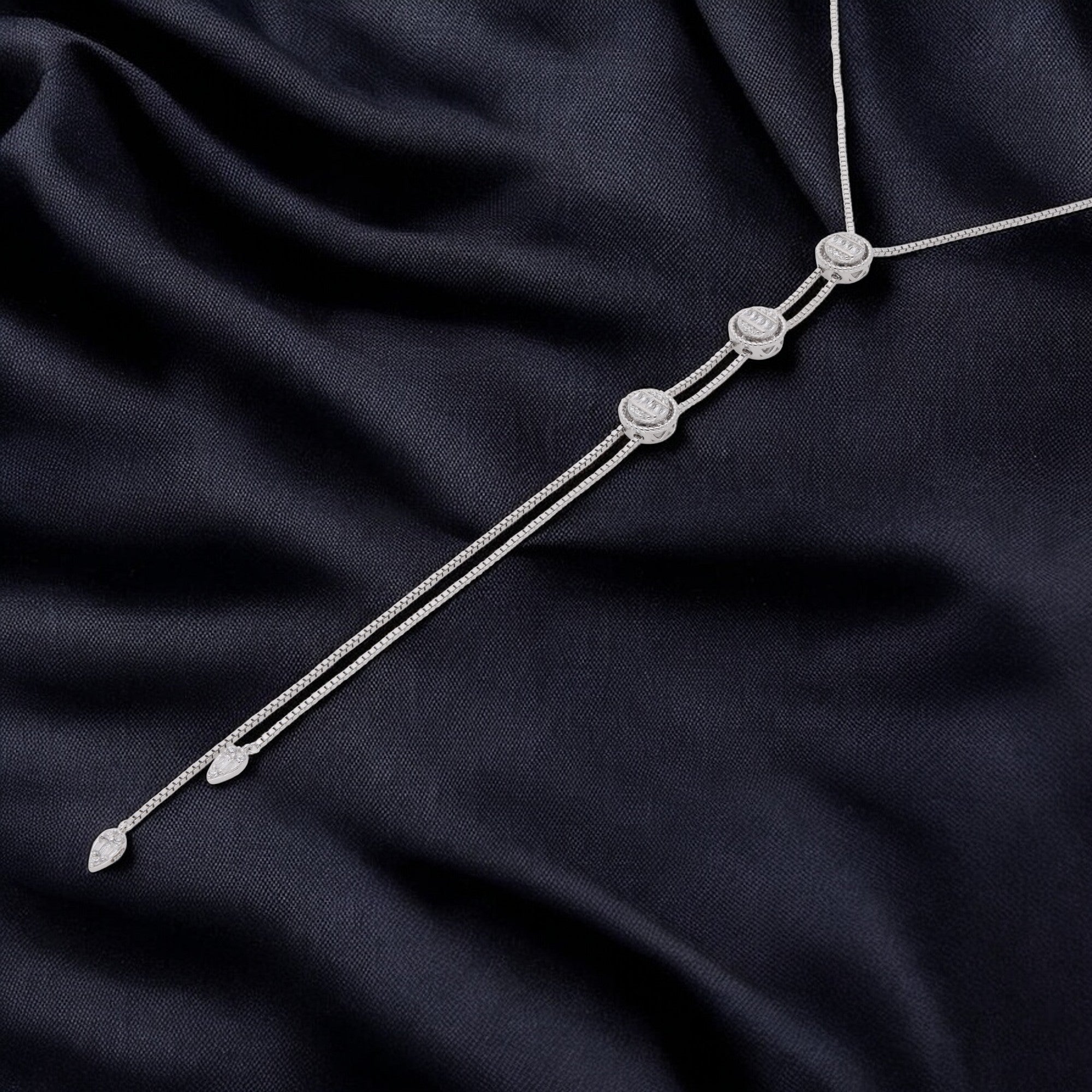 Adjustable Zircon Necklace | SKU : 0020860295, 0003401958, 0020860271, 0003401965