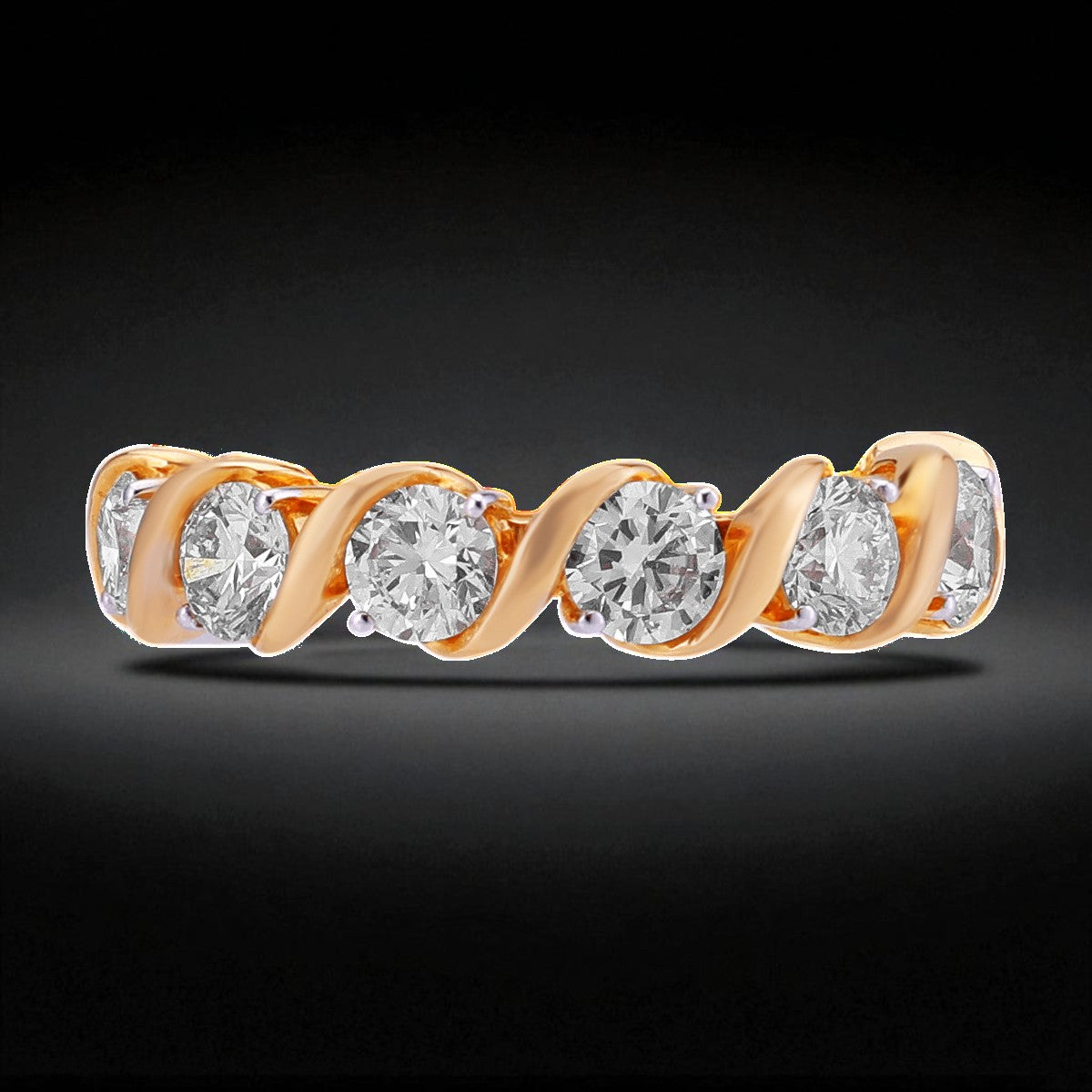 Eternal Radiance Round Brilliant Lab-Grown Diamond Eternity Ring in Yellow Gold | SKU : 0020916404