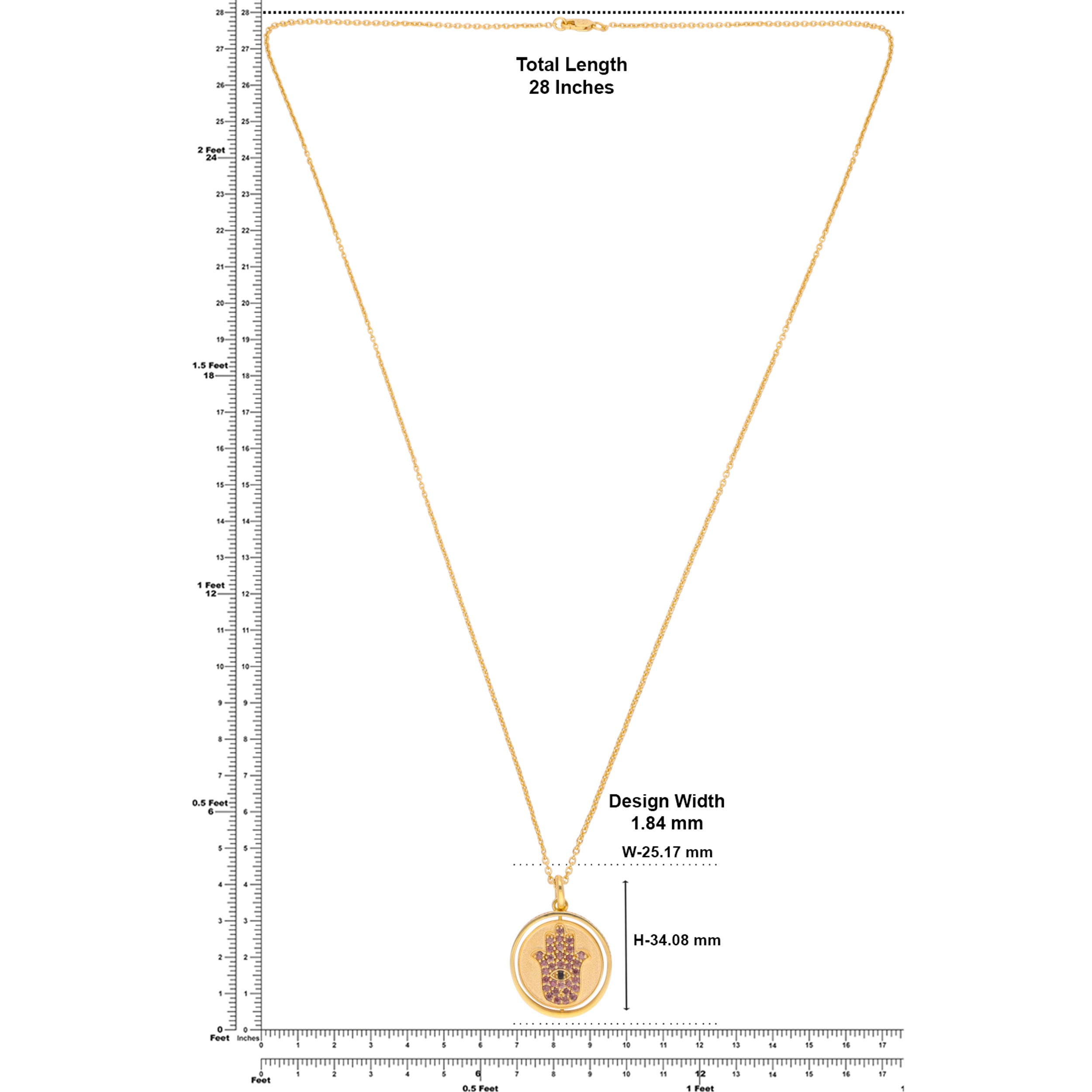 11:11 Spiritual Hamsa Silver Pendant Necklace with Intricate Brown Crystal Accents | SKU : 0020986094, 0003499054, 0021182228, 0021182211, 0021553103, 0021553097