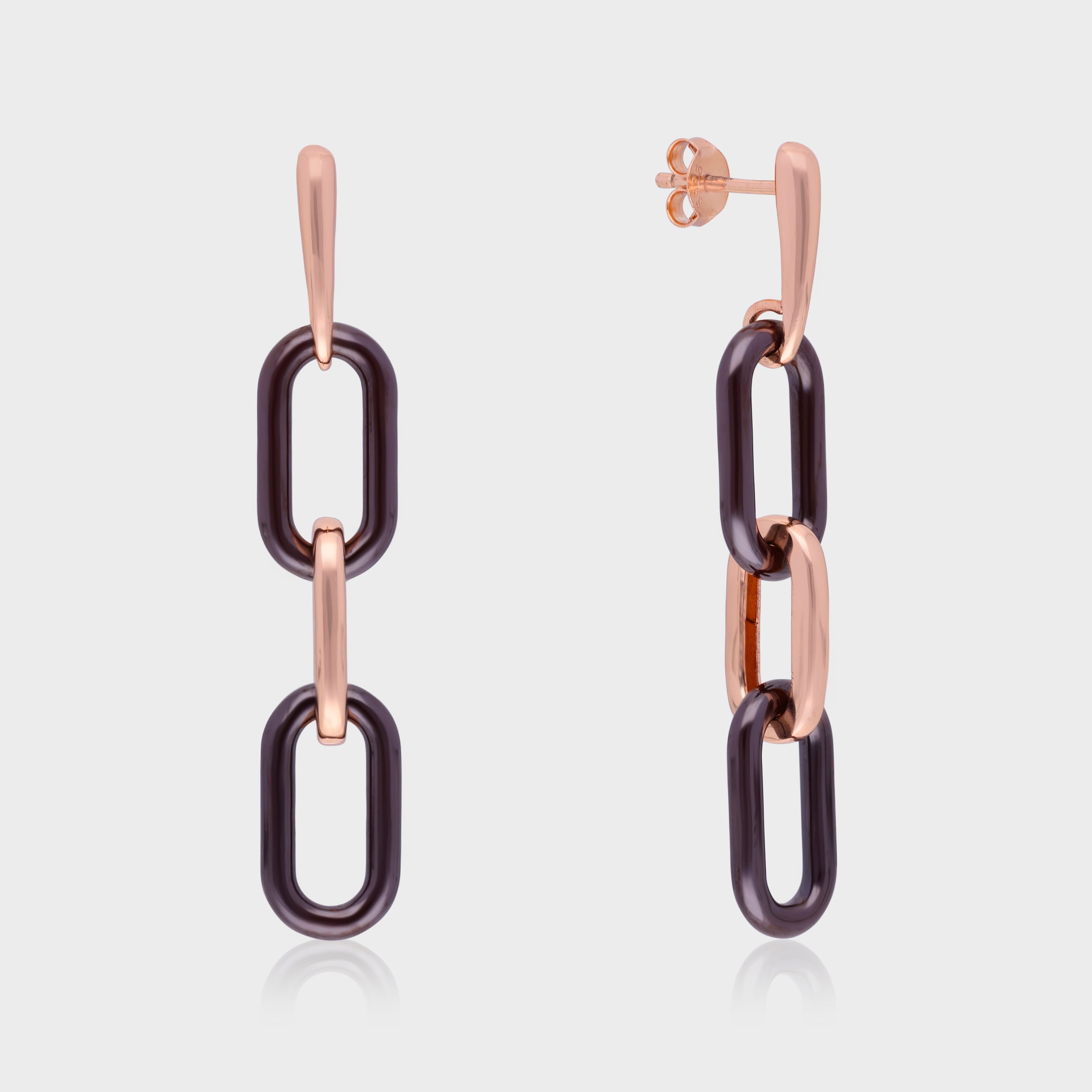 Contemporary Chain Link Drop Earrings – A Statement of Modern Elegance | SKU : 0021130465, 0021130434, 0021130458, 0021130441