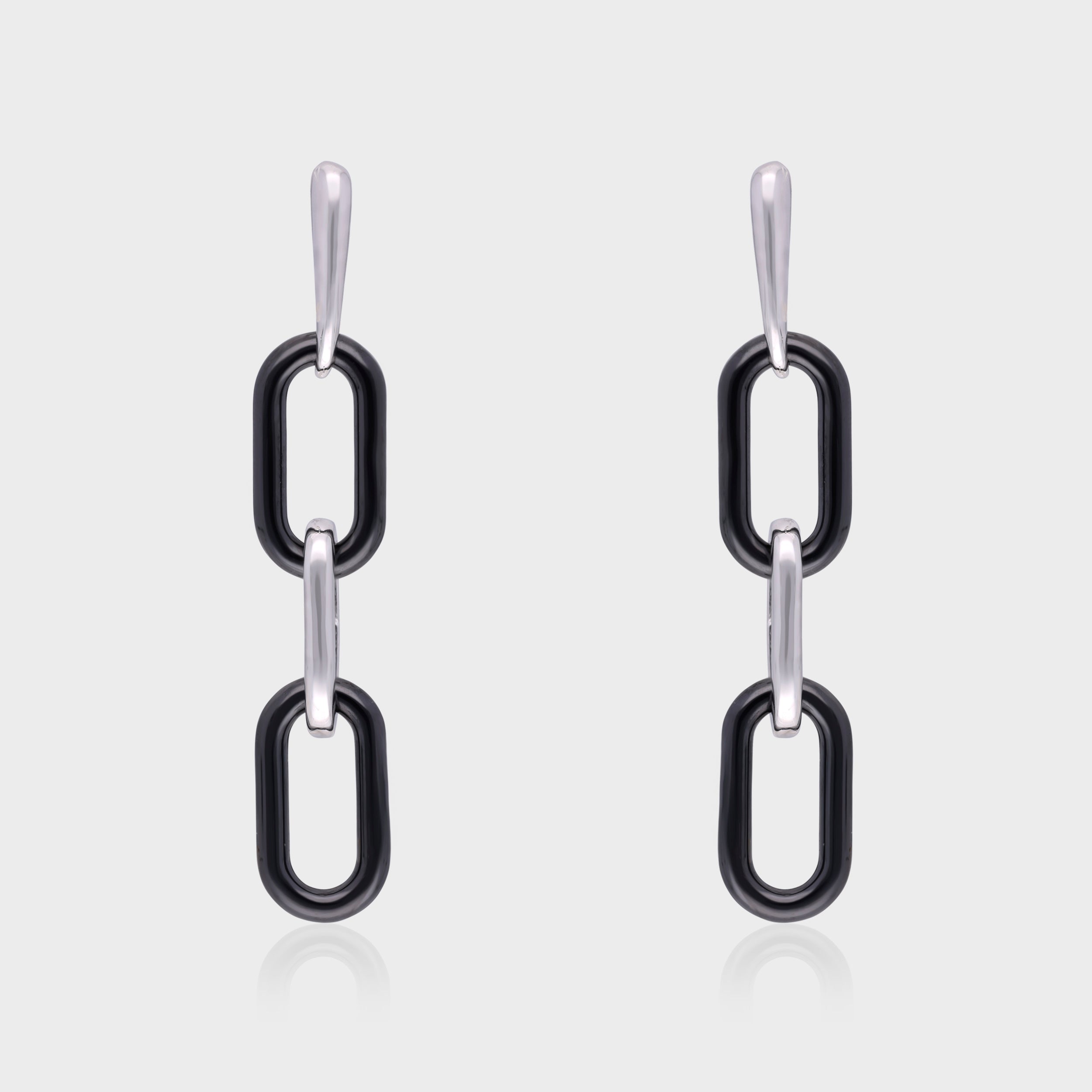 Contemporary Chain Link Drop Earrings – A Statement of Modern Elegance | SKU : 0021130465, 0021130434, 0021130458, 0021130441