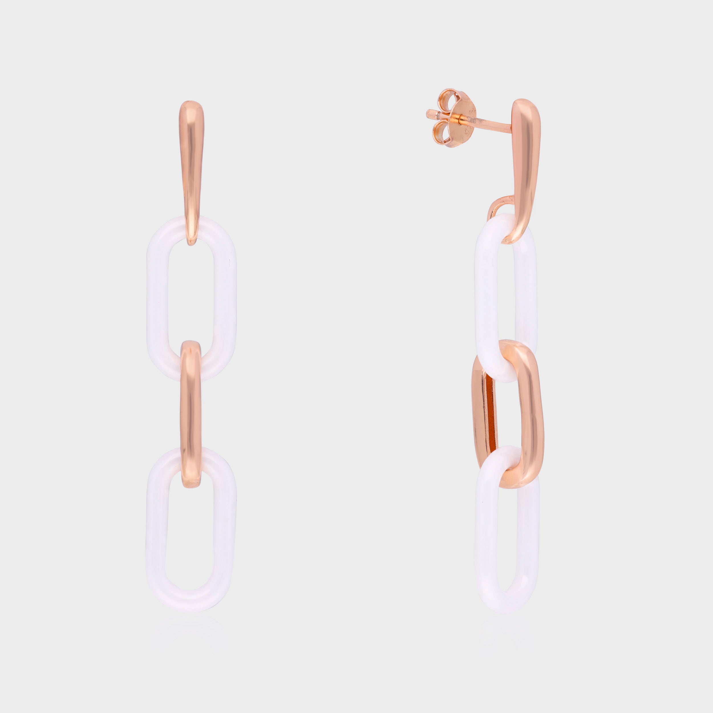 Contemporary Chain Link Drop Earrings – A Statement of Modern Elegance | SKU : 0021130465, 0021130434, 0021130458, 0021130441
