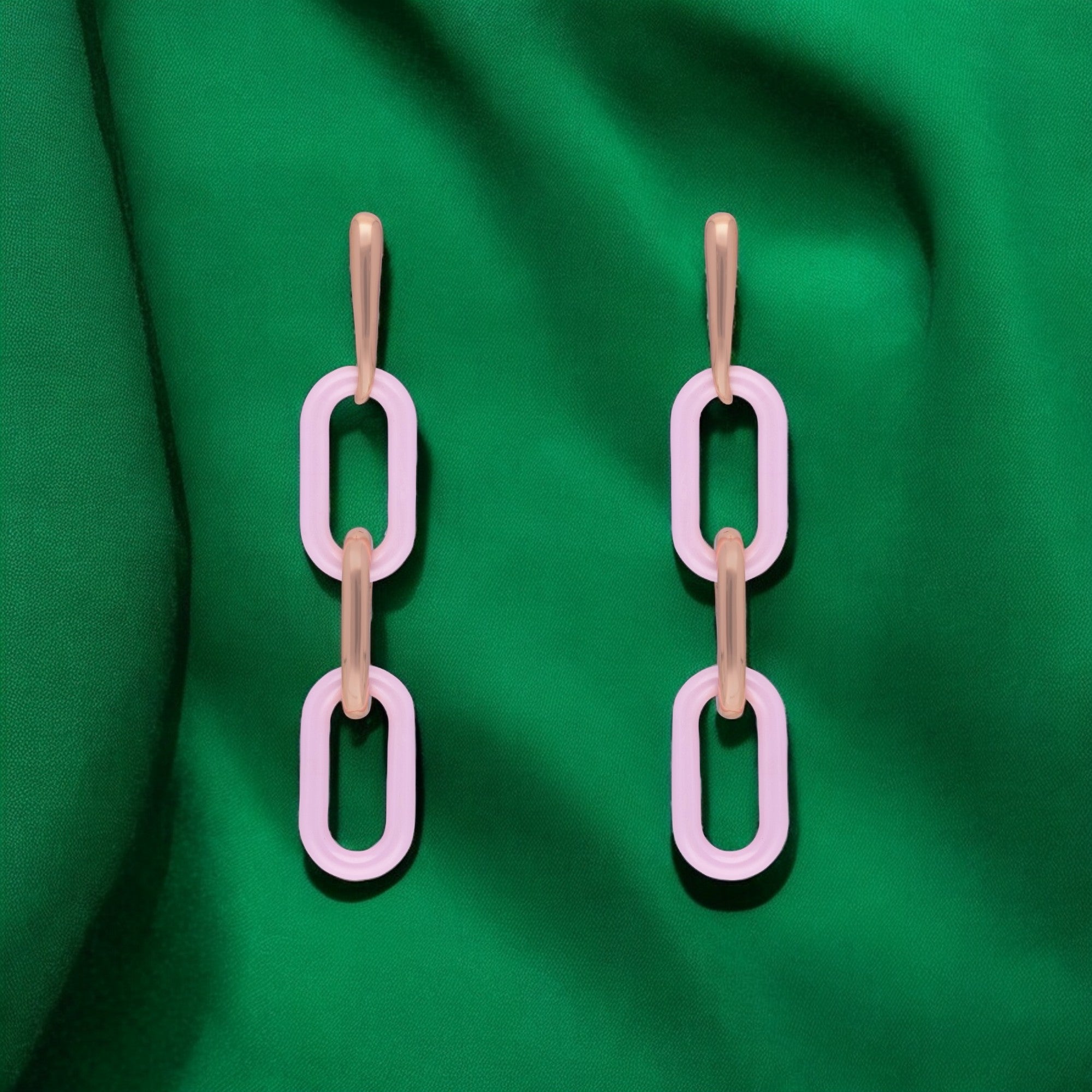 Contemporary Chain Link Drop Earrings – A Statement of Modern Elegance | SKU : 0021130465, 0021130434, 0021130458, 0021130441