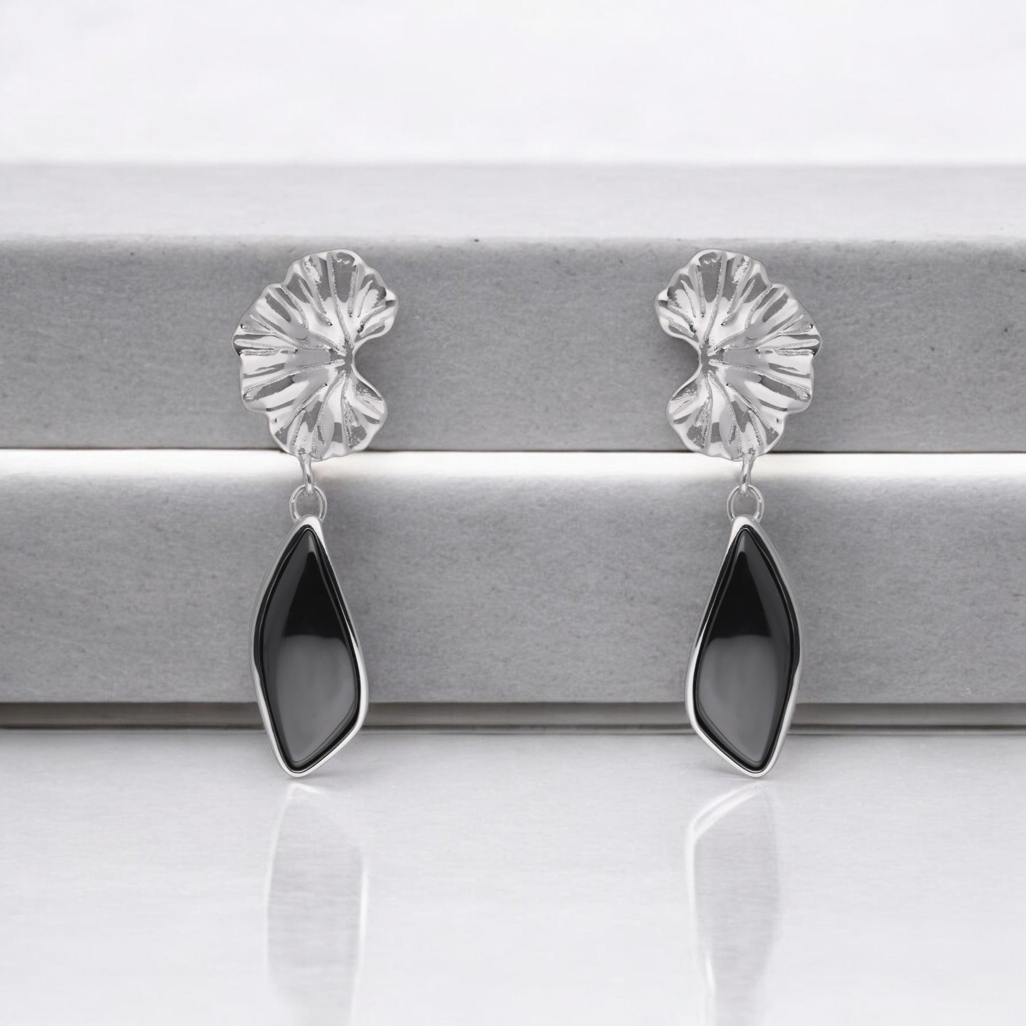 Sterling Silver Ornate Gem Eardrops | SKU : 0021131745, 0021131752, 0004417484