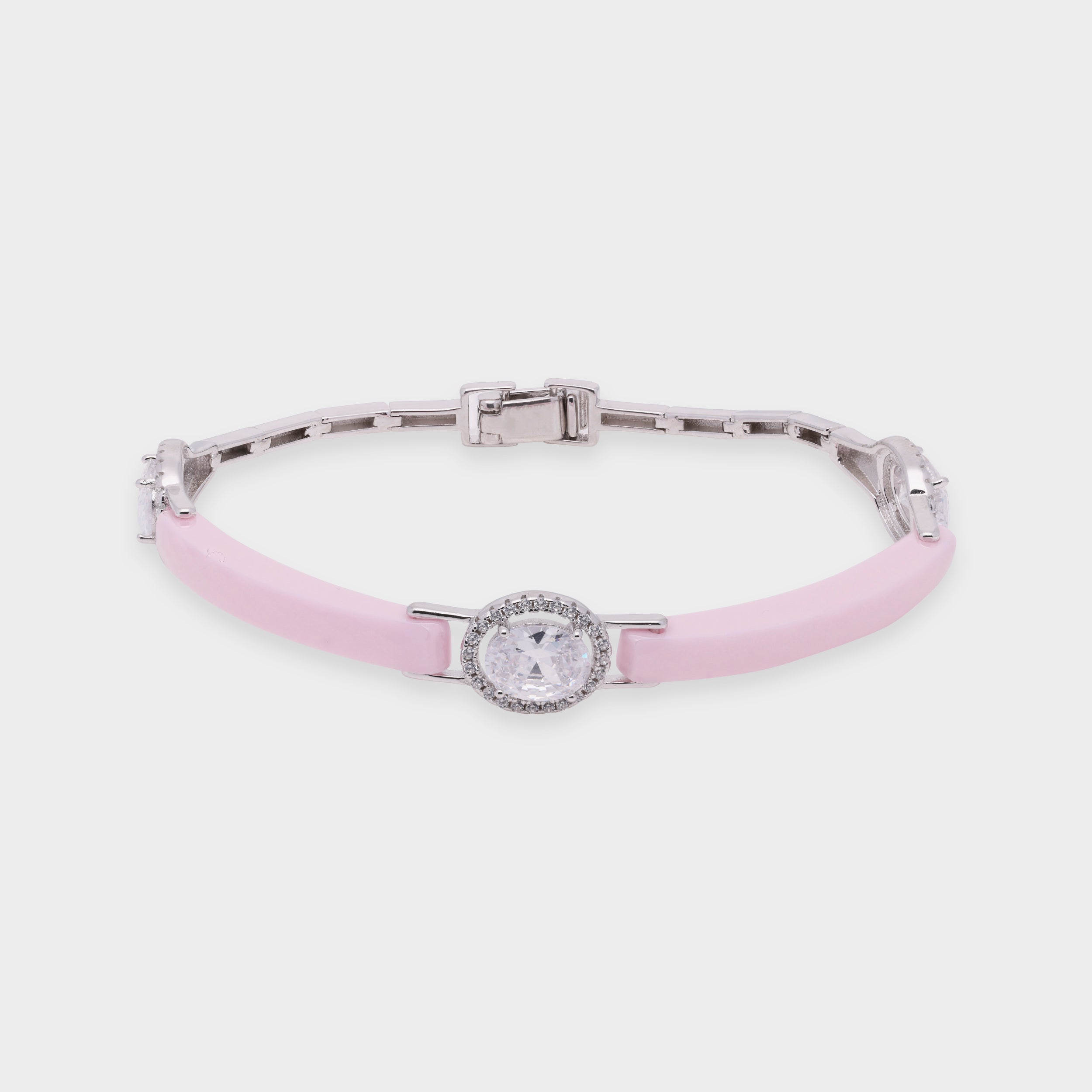 Timeless Halo Elegance Bracelet – A Sophisticated Fusion of Modern and Classic | SKU : 0021131783, 0021131790, 0021131806, 0021131776
