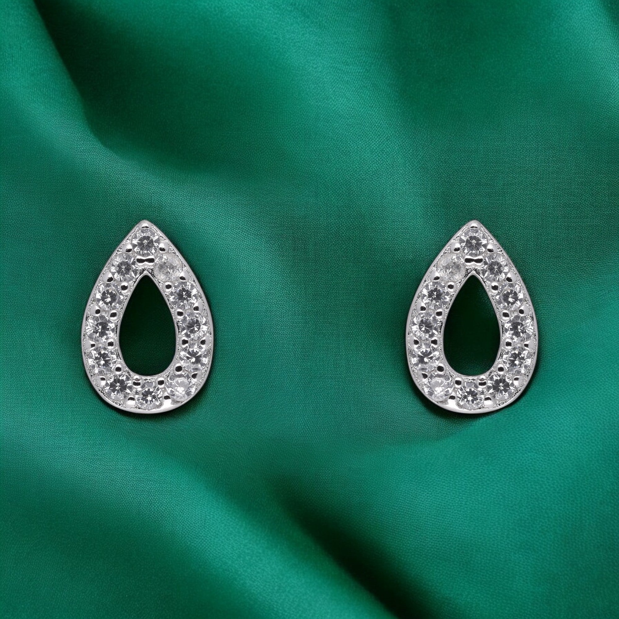 Eternal Teardrop Elegance Stud Earrings – A Symbol of Grace and Sophistication | SKU : 0021142987