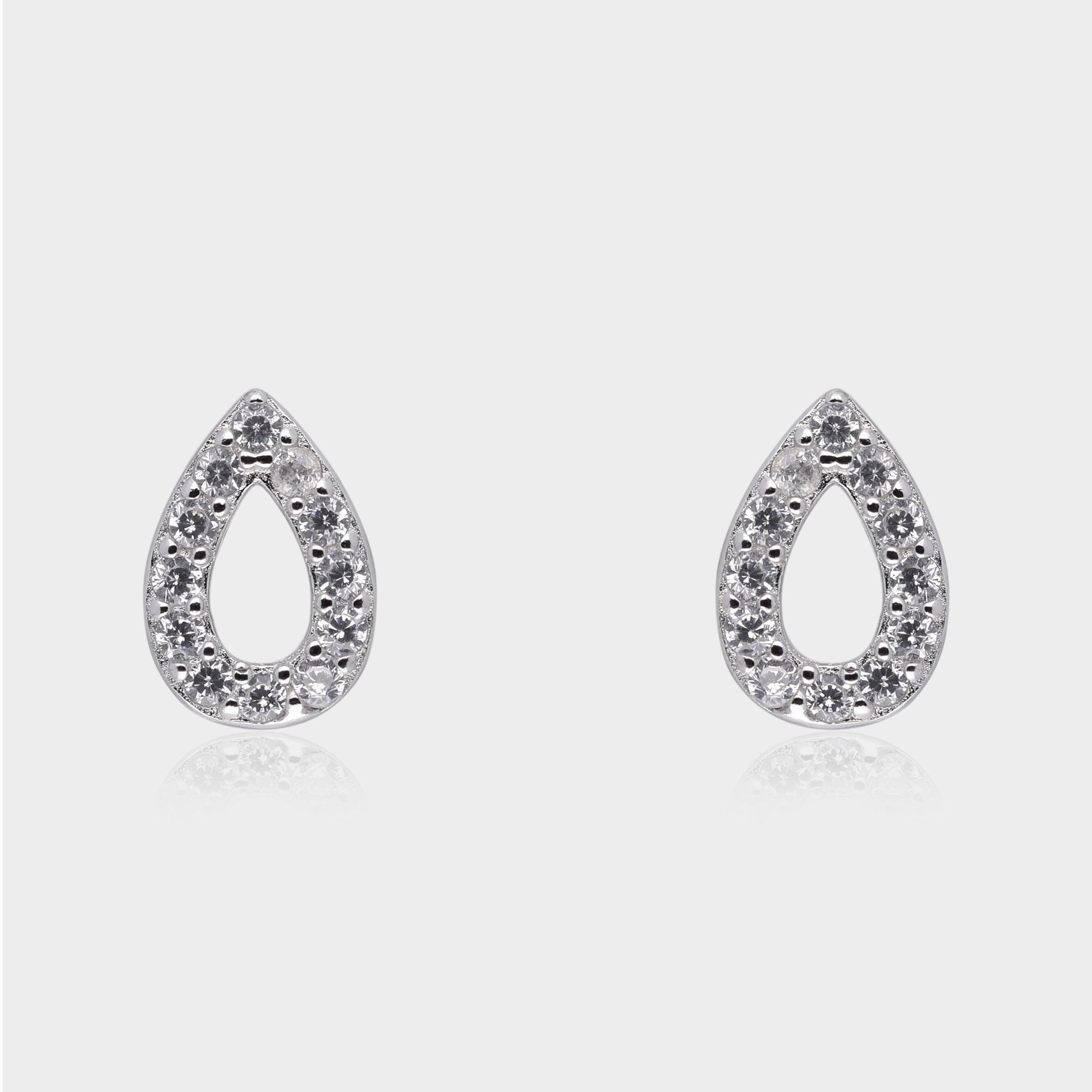 Eternal Teardrop Elegance Stud Earrings – A Symbol of Grace and Sophistication | SKU : 0021142987