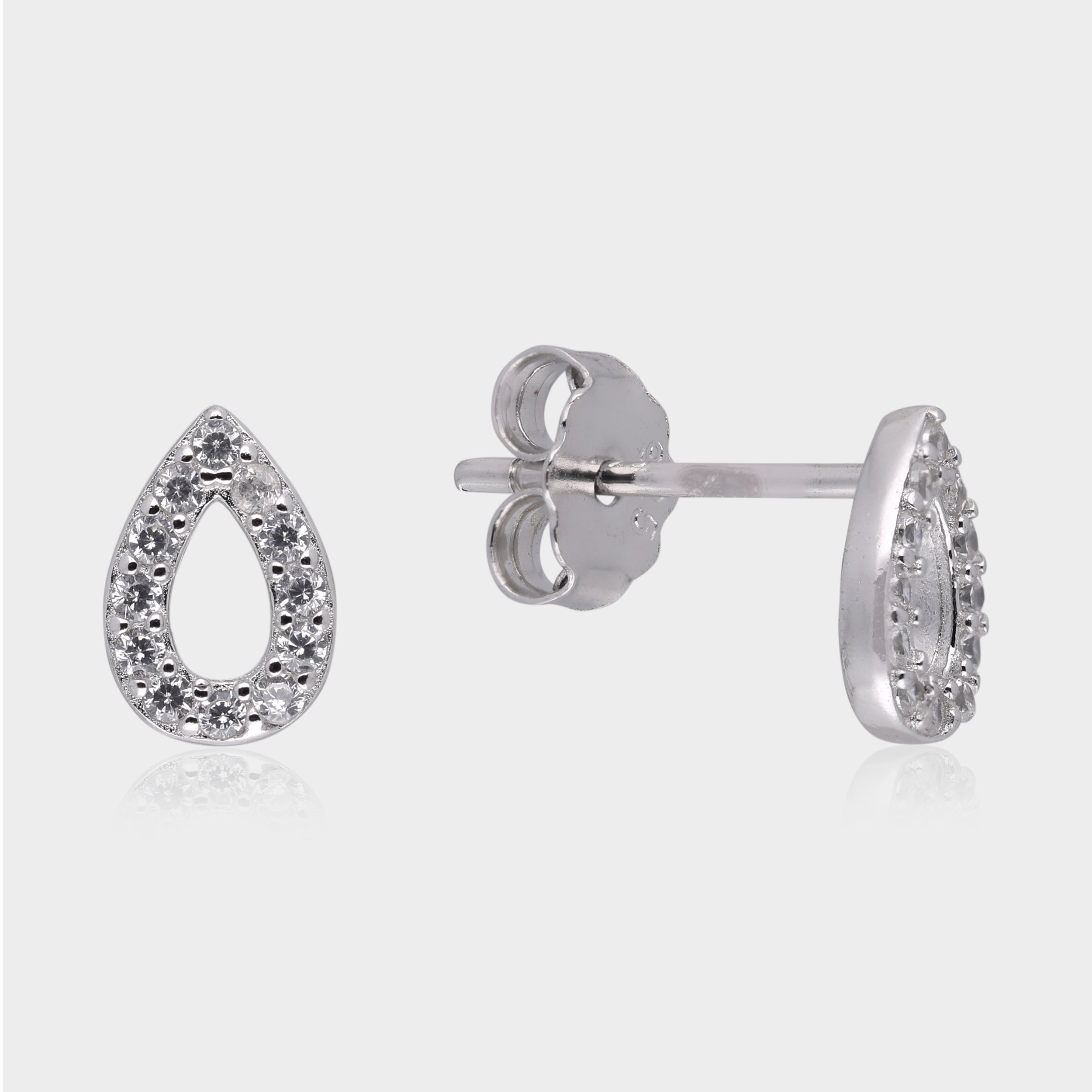 Eternal Teardrop Elegance Stud Earrings – A Symbol of Grace and Sophistication | SKU : 0021142987