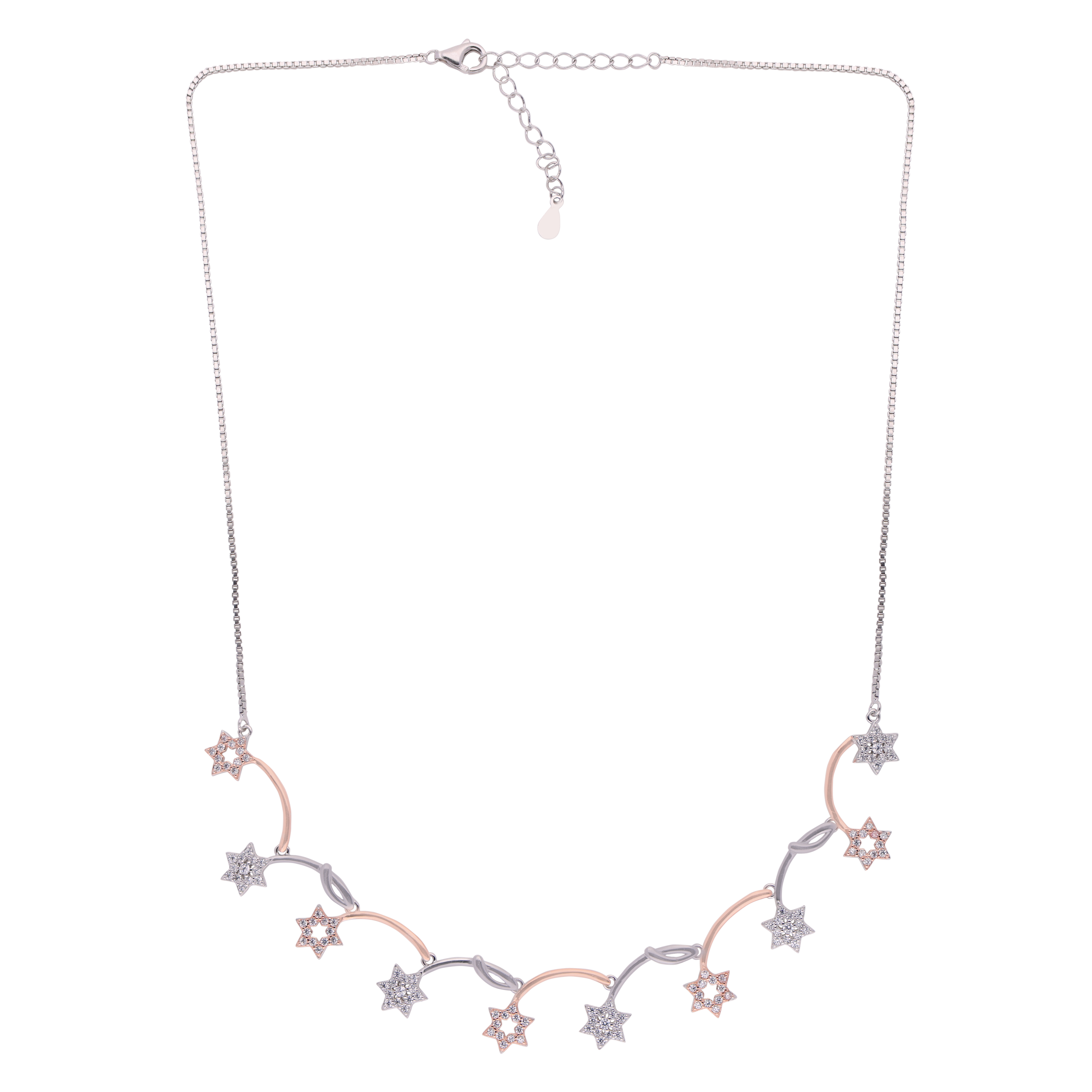 Celestial Star Silver Necklace | SKU : 0021143090, 0021143052