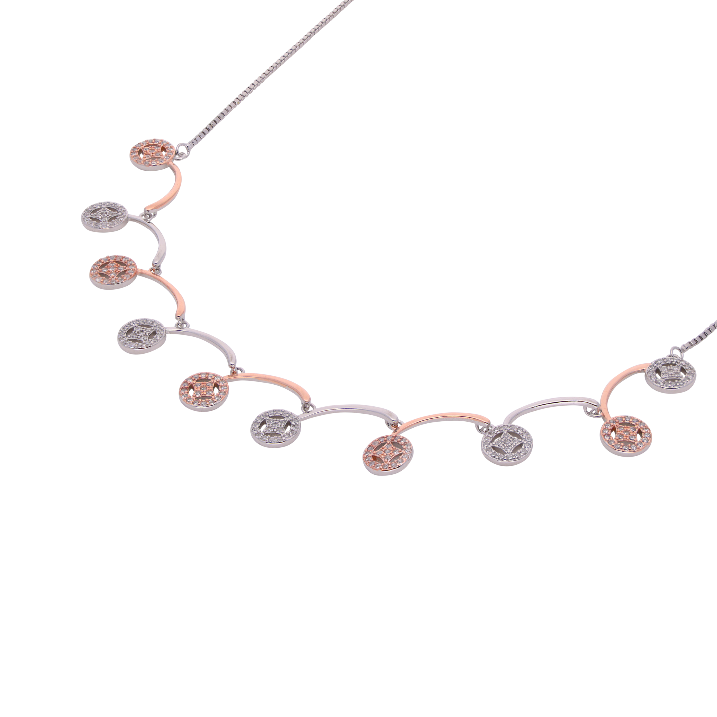 Eternal Spark Silver Necklace | SKU : 0021143076