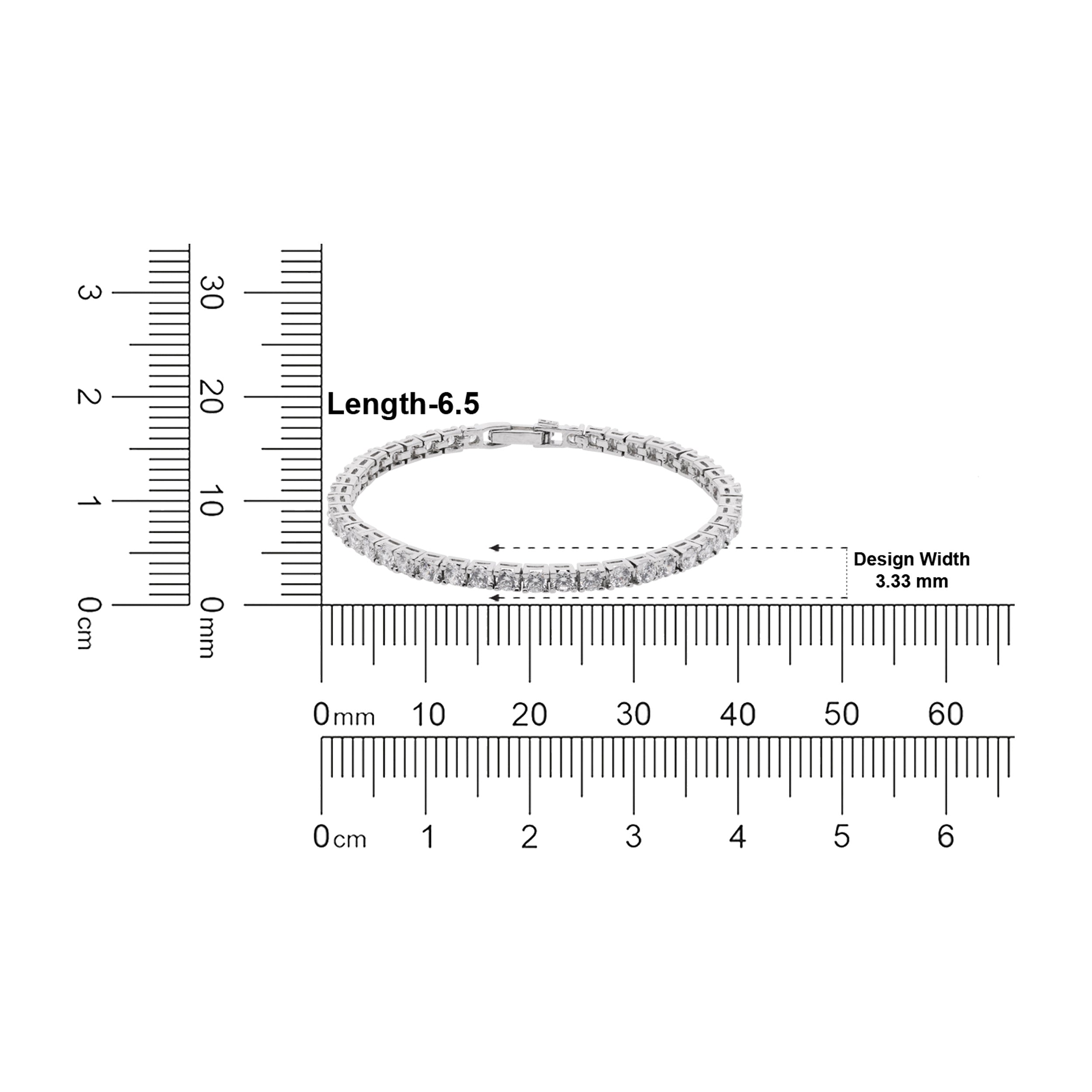 Eternal Glow Classic Round-Cut Tennis Bracelet | SKU: 0021326004, 0021325991