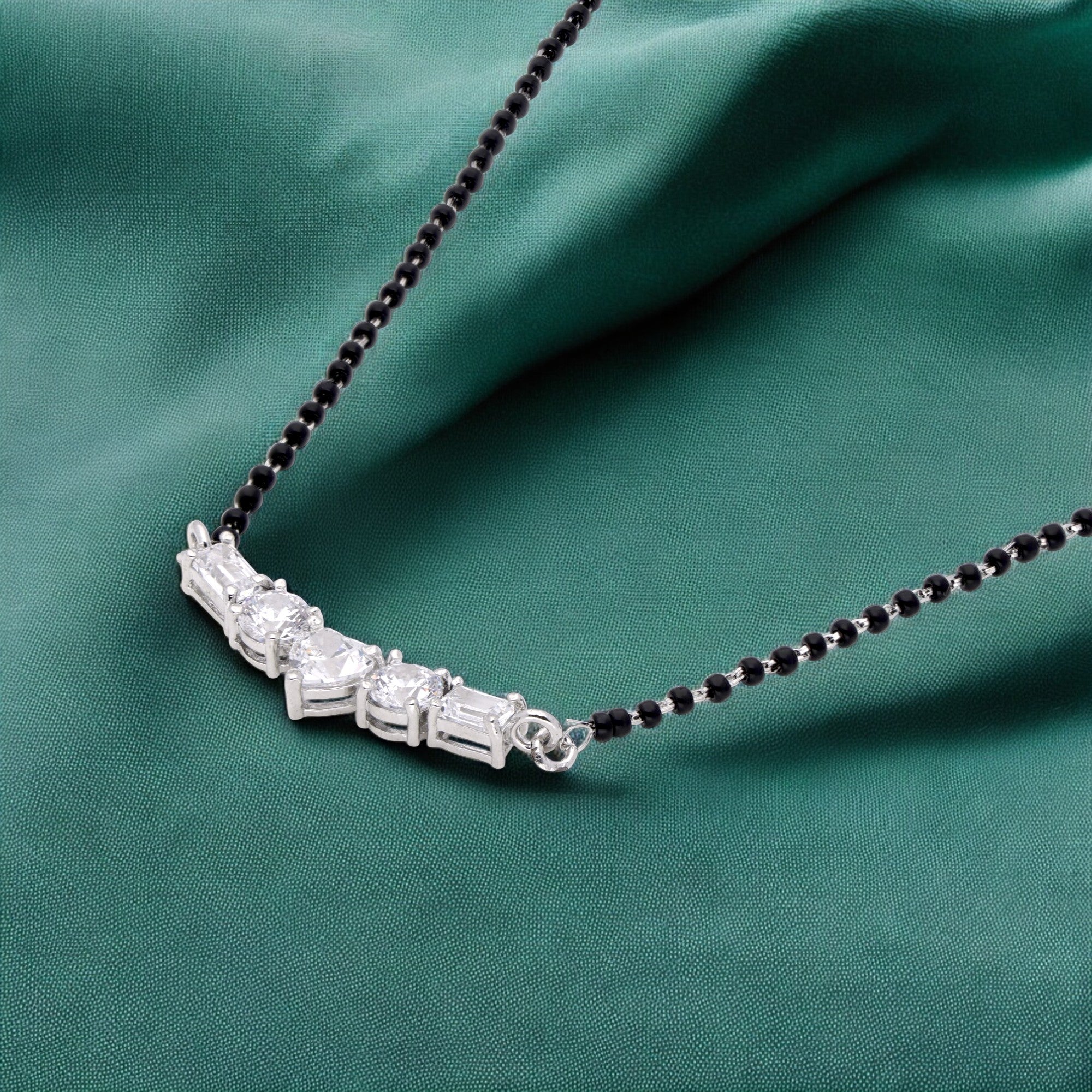 Celestial Sparkle Cubic Zirconia Mangalsutra | SKU : 0021327834