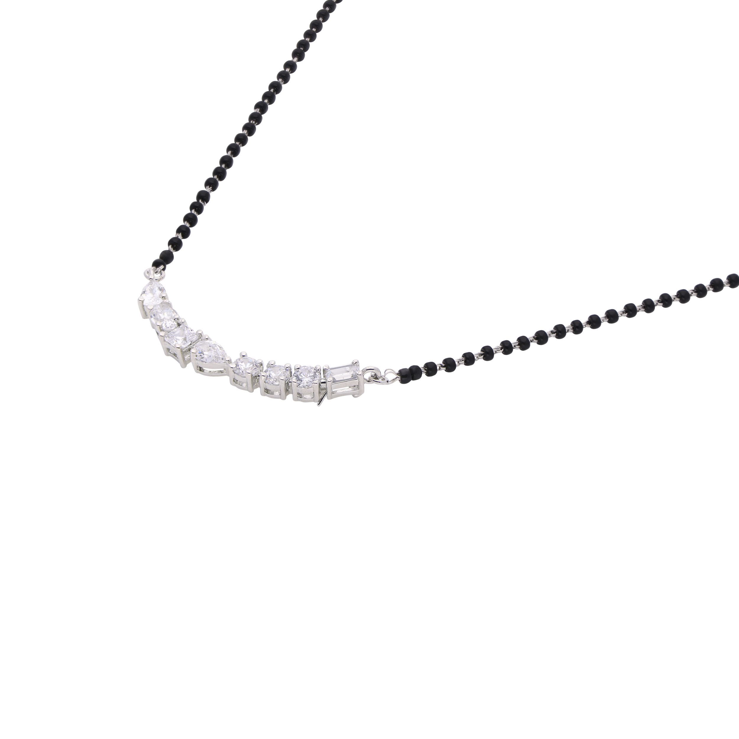 Graceful Crystal Vine Mangalsutra | SKU: 0021327889