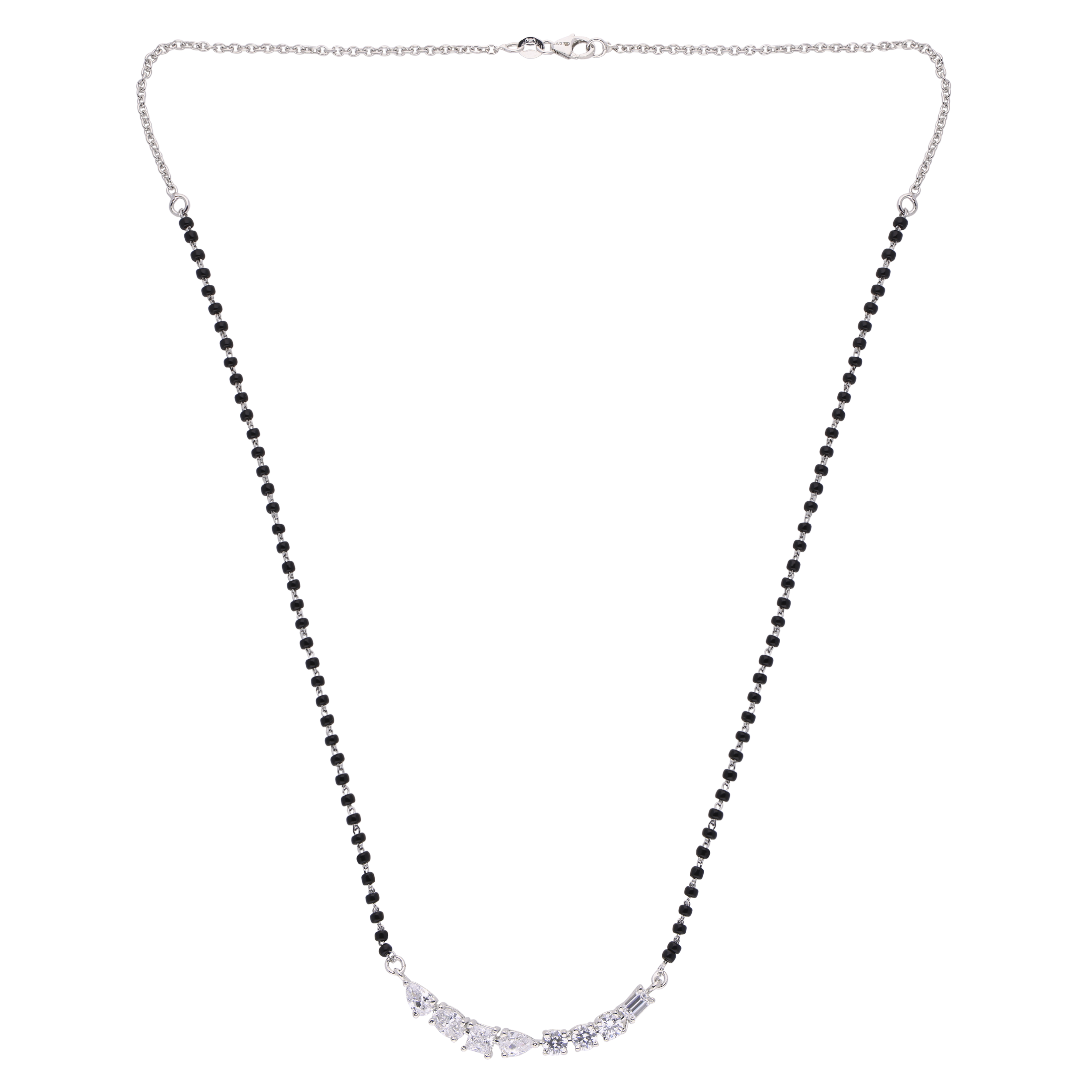 Graceful Crystal Vine Mangalsutra | SKU: 0021327889