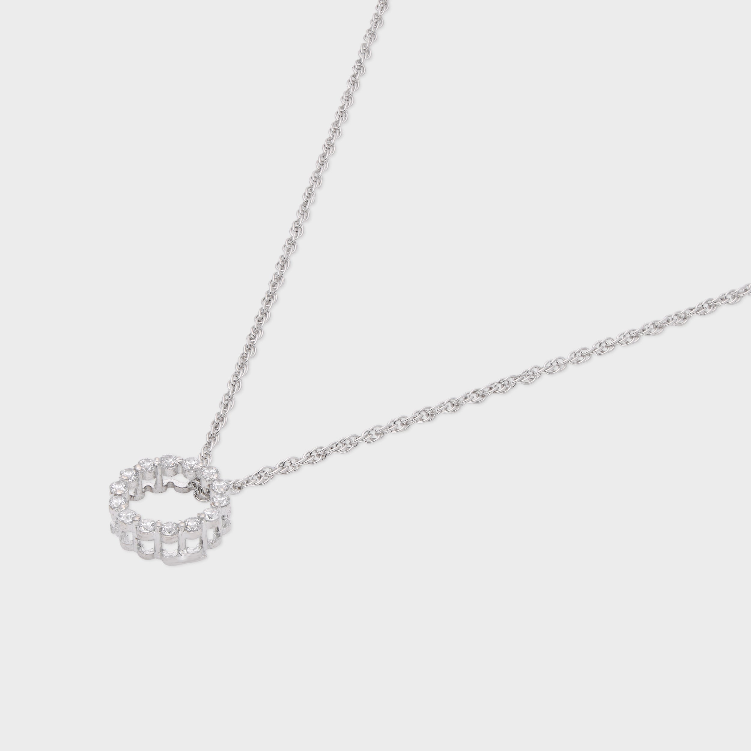Circle of Brilliance Pendant Necklace in Sterling Silver | SKU : 0003579428, 0021424489, 0021424496