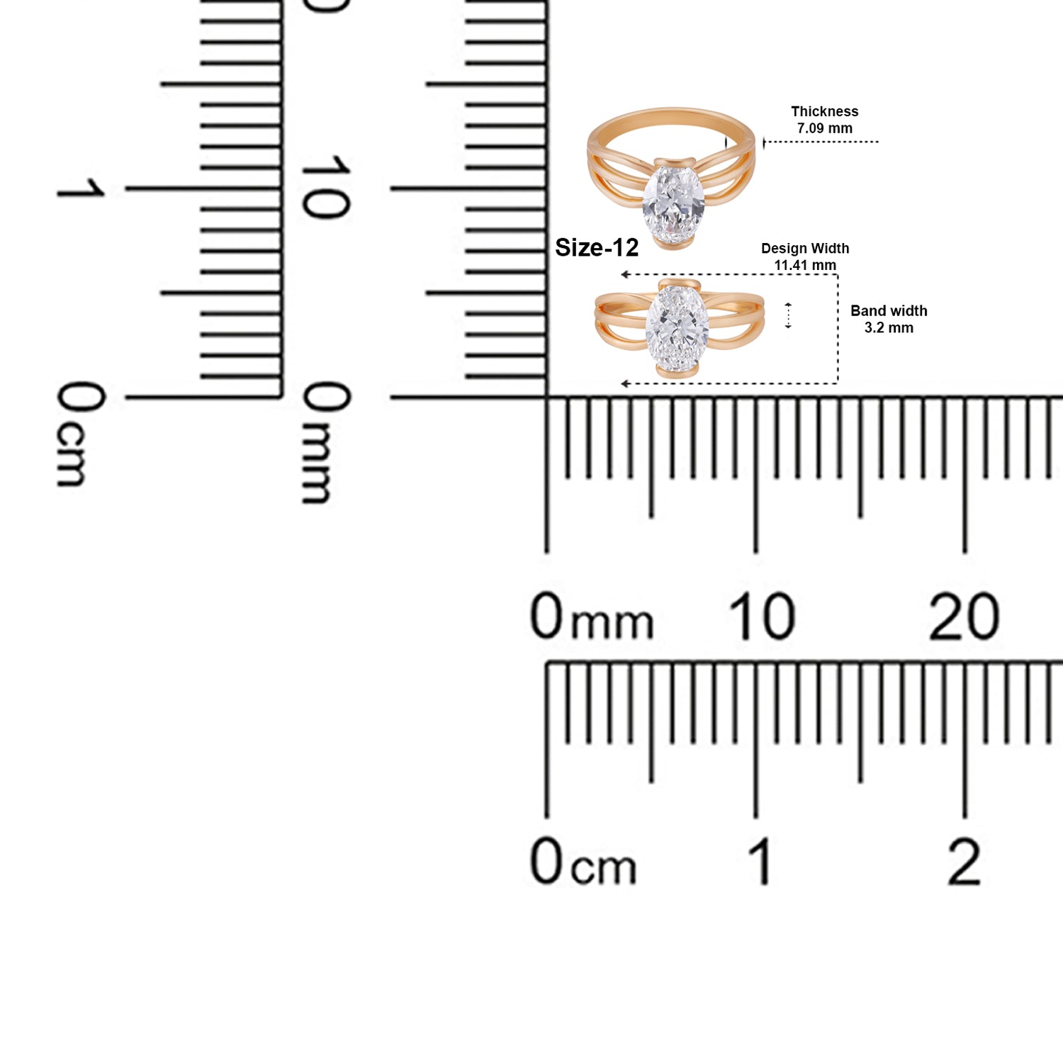 Contemporary Oval-Cut Solitaire Ring in Sculpted Gold Embrace | SKU : 0021527784
