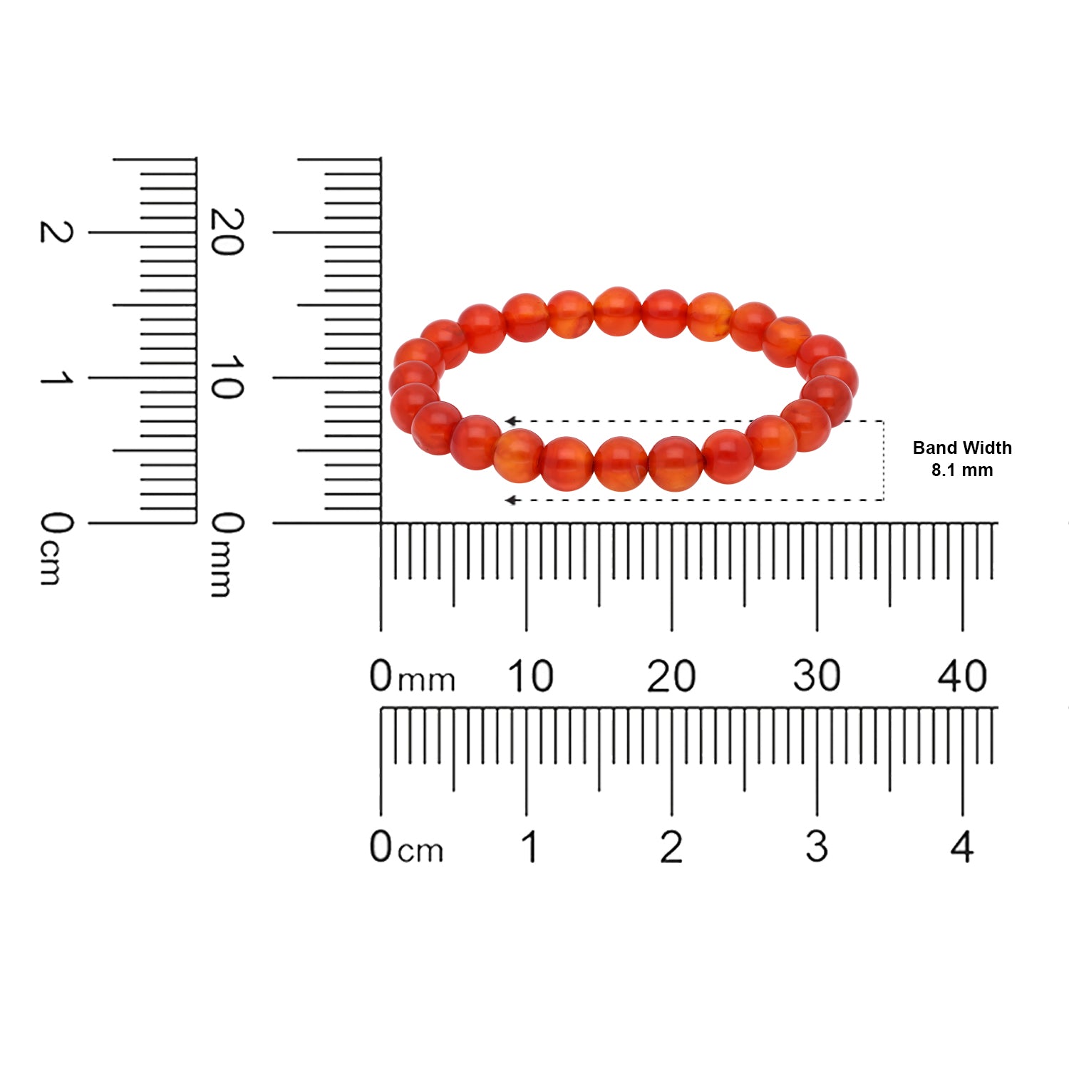 Carnelian Vitality & Courage Energy Bracelet | SKU : 0004925255, 0004919377, 0004919391