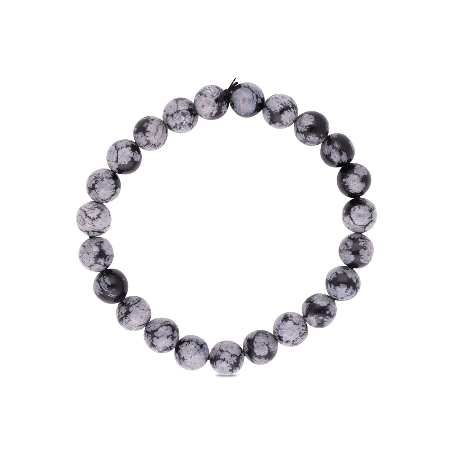 Snowflake Obsidian Balance Energy Bracelet | SKU: 0005539284, 0005539307, 0005561209, 0005561223, 0005561216