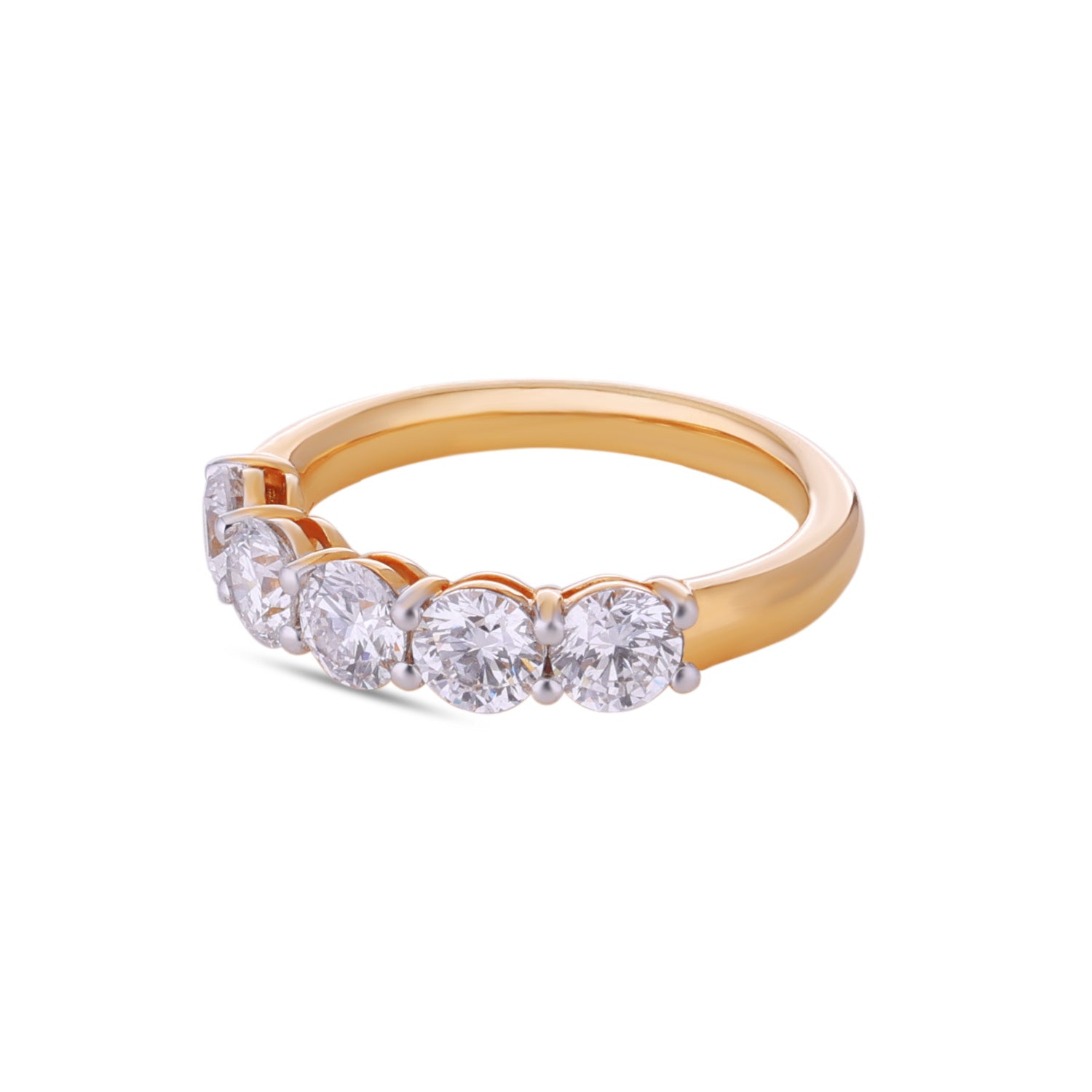 Eternal Luminescence 18K Gold Lab-Grown Diamond Band | SKU : 0004701149, 0021887376