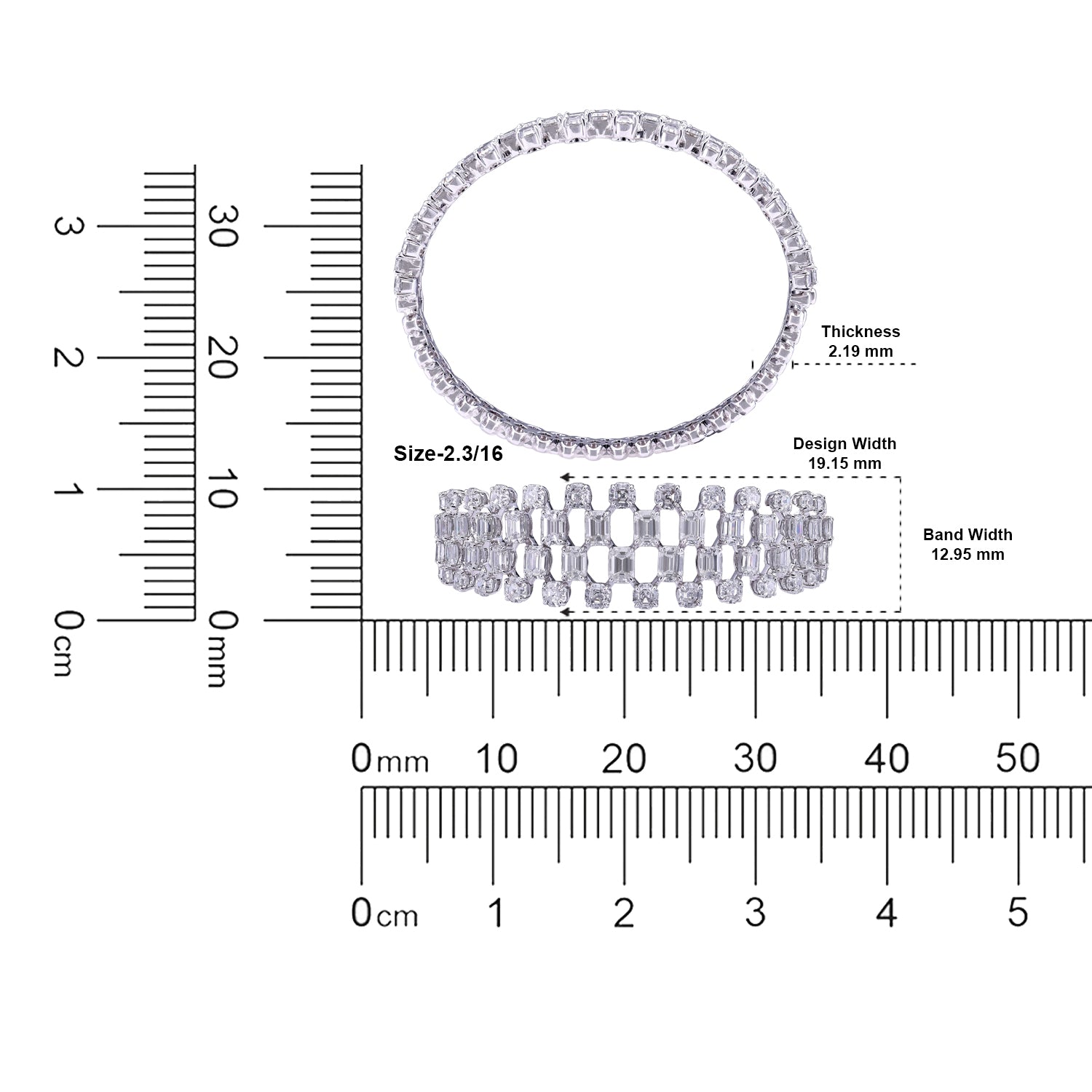 Regal Harmony Octagon Brilliant & Heritage Emerald-Cut Lab-Grown Diamond Bracelet | SKU : 0021986185