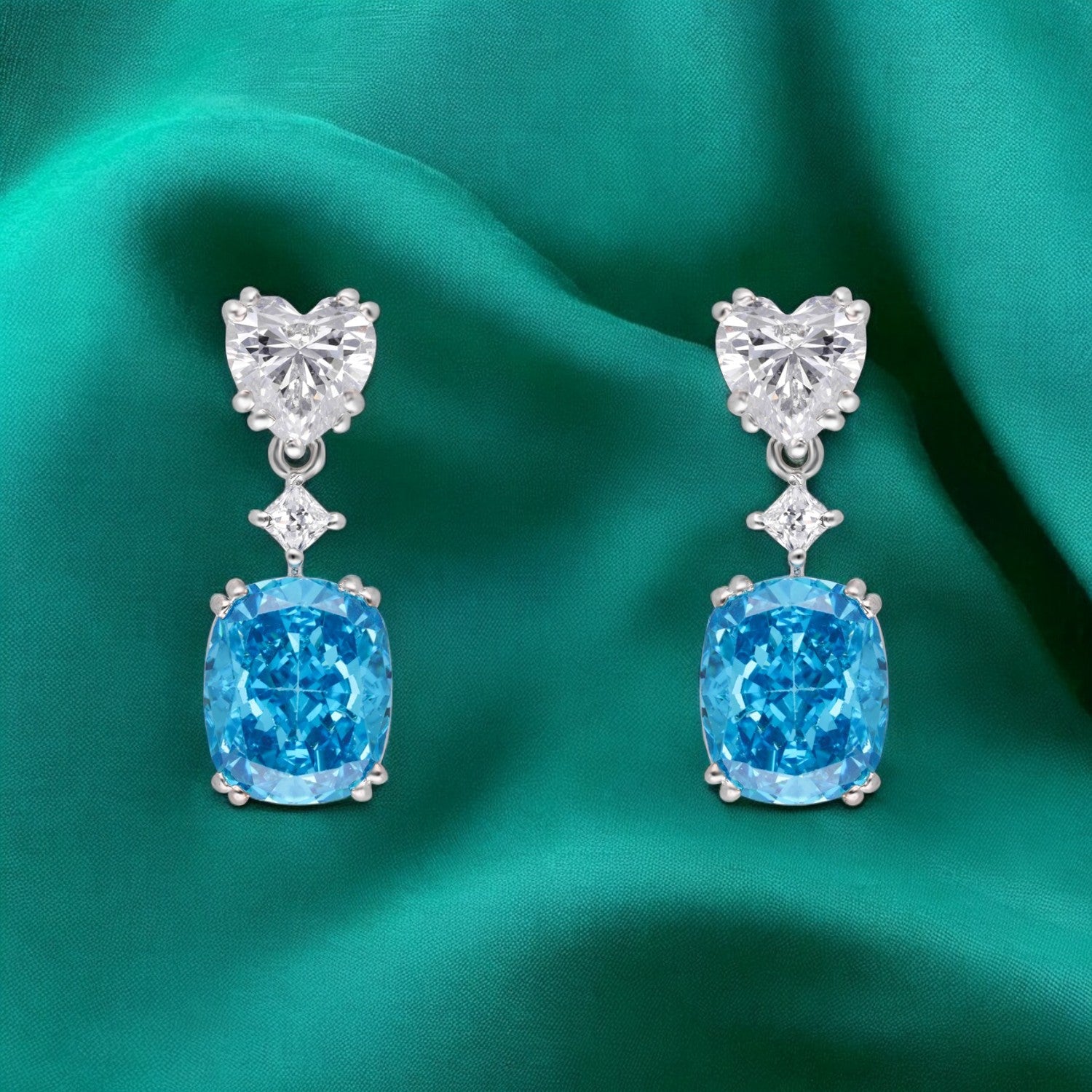 Romantica GemDrop Sterling Silver Earring | SKU : 0022178947, 0022179241, 0003894071