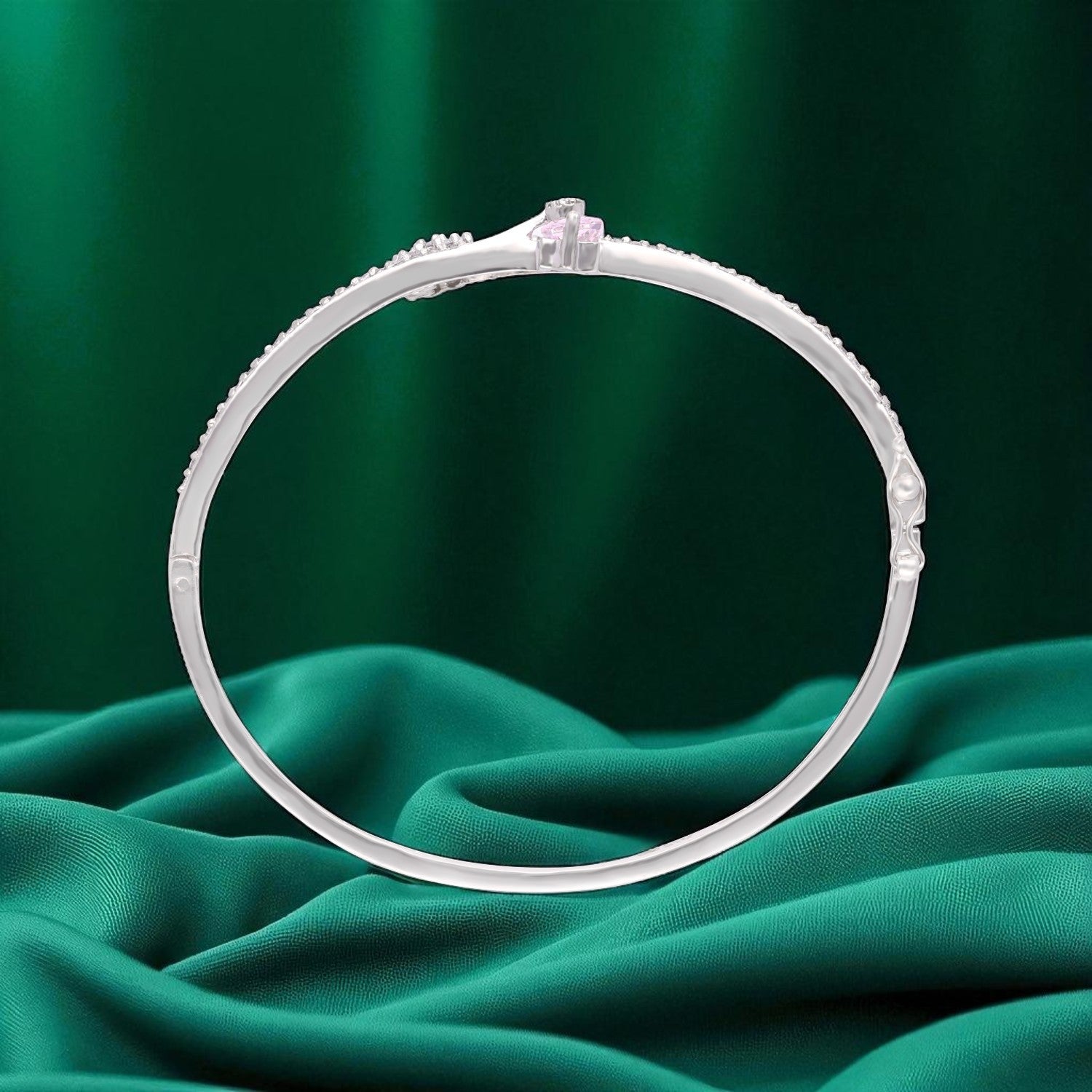 Sterling Silver Solitaire Gemstone Bracelet Collection – Green, Blue & Pink Accents | SKU : 0022219589, 0022219374, 0003922033