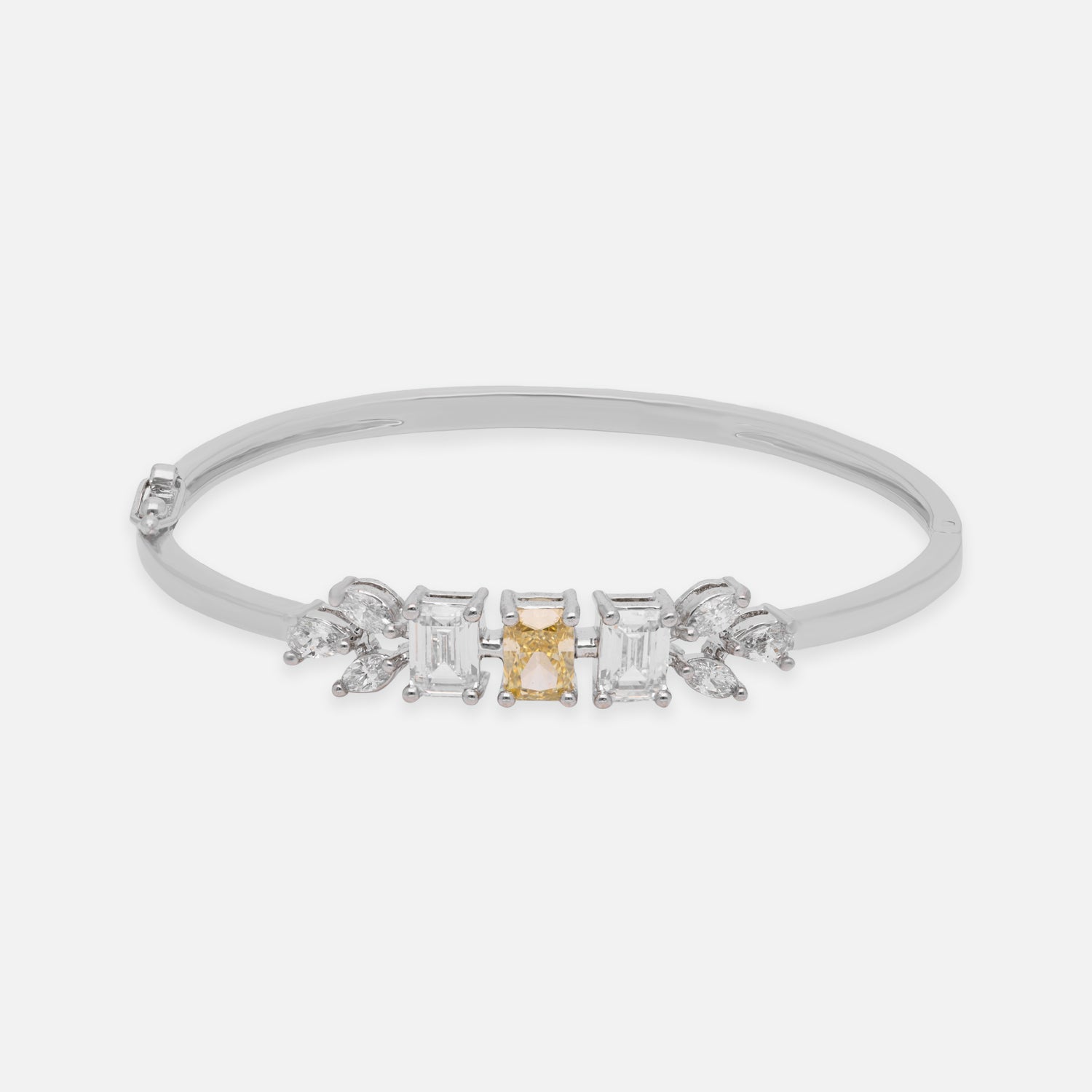 Sterling Silver Gemstone Duo Bracelet Collection – Yellow & Pink Accents | SKU : 0022219565, 0022219350, 0003922019