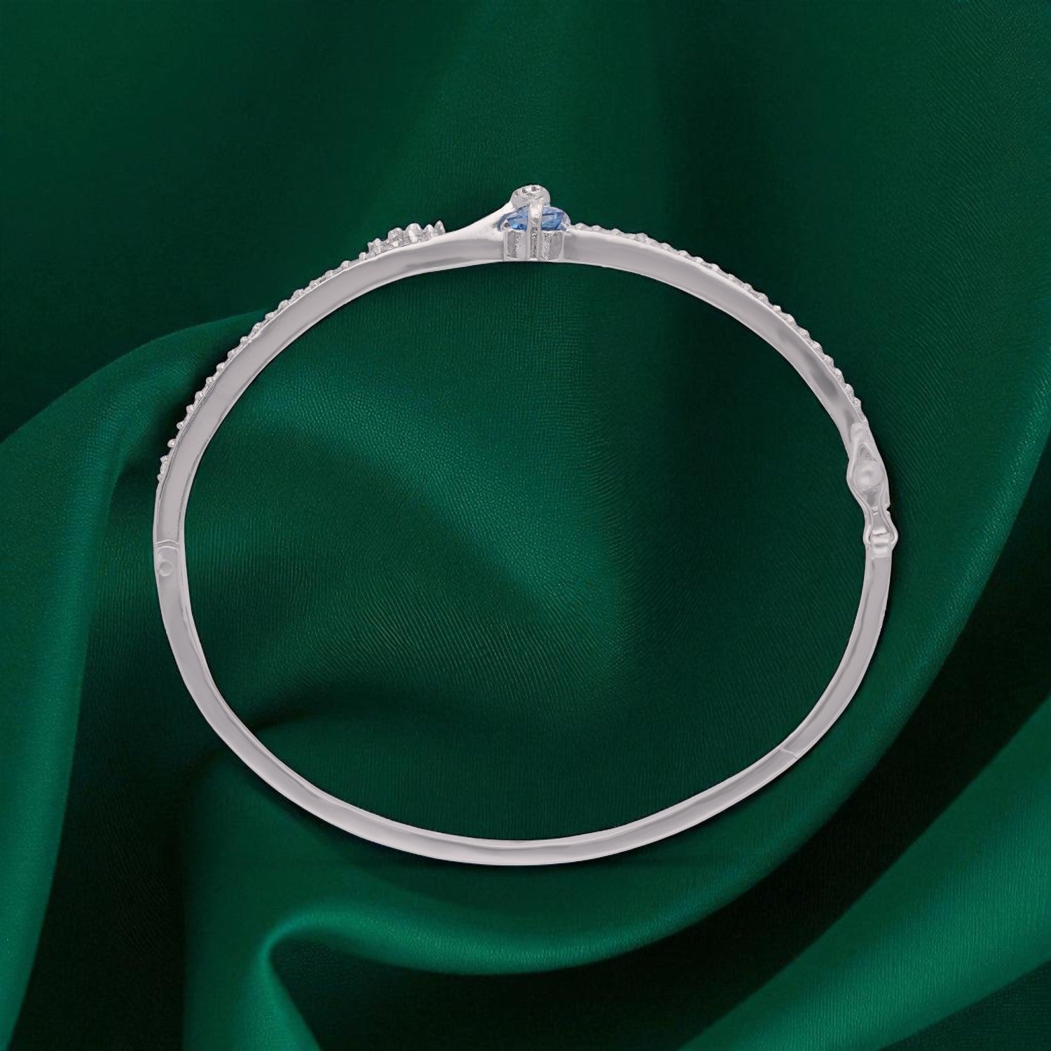 Sterling Silver Solitaire Gemstone Bracelet Collection – Green, Blue & Pink Accents | SKU : 0022219589, 0022219374, 0003922033
