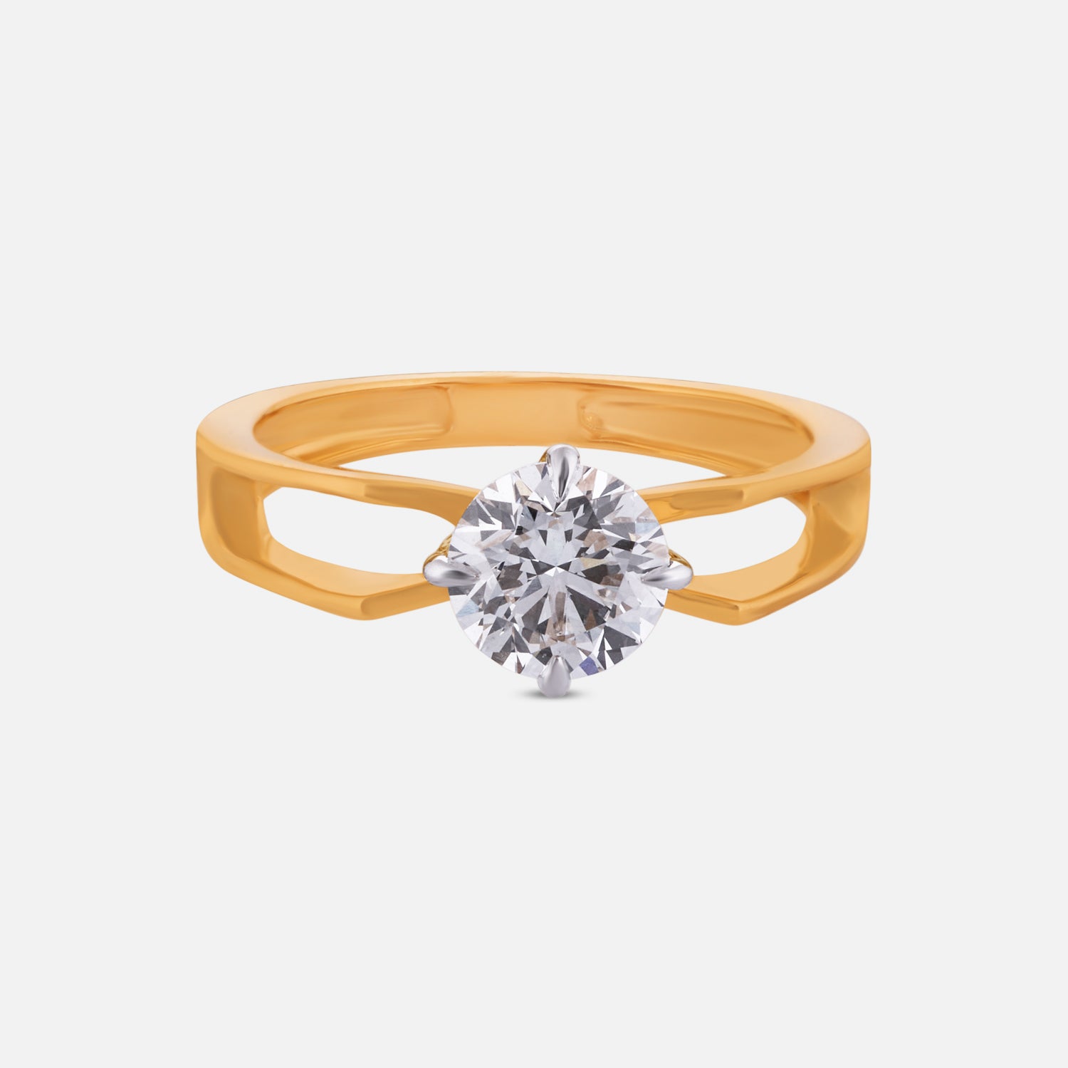 Golden Horizon Lab Grown Solitaire Diamond Ring in Yellow Gold | SKU : 0004952749
