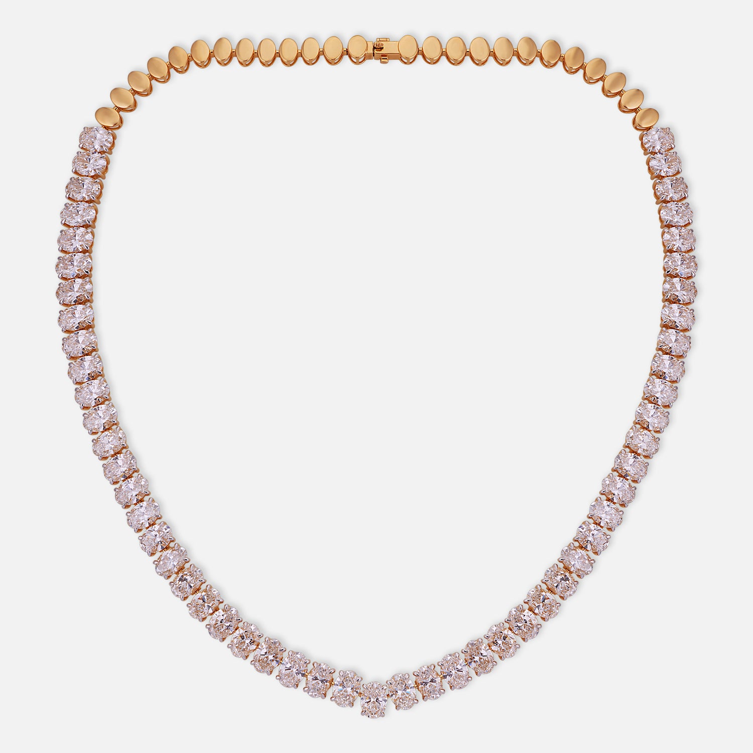 Classic Lab-Grown Diamond Choker Necklace in 18K Yellow Gold | SKU : 0004953135