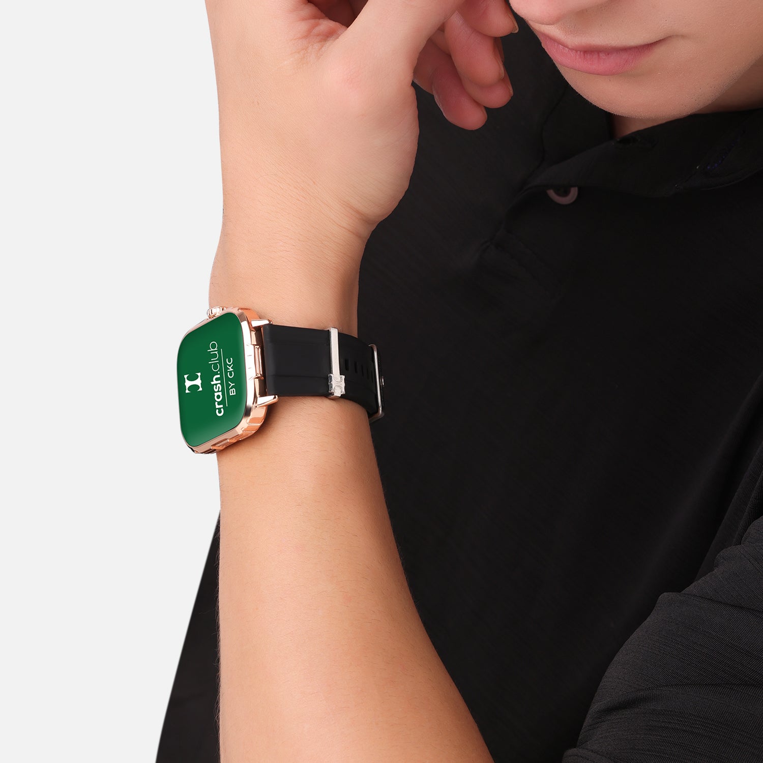 Smart Watch with Silver Charm, Bluetooth Calling, Fitness Features & App Support | SKU : 0022617361, 0005862351