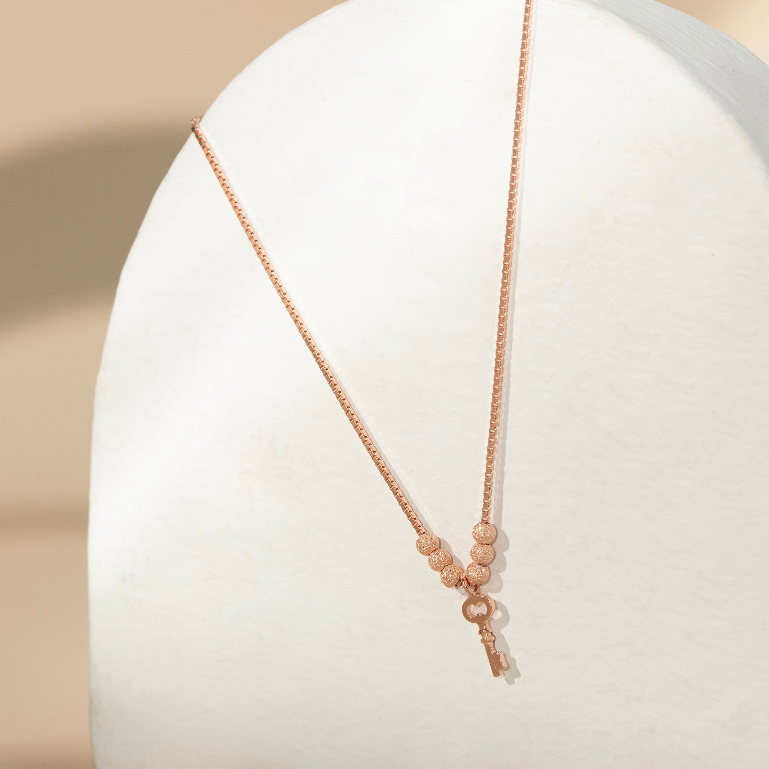 Shop rose gold chain pendant online in Bangalore- Crash Club by CKC