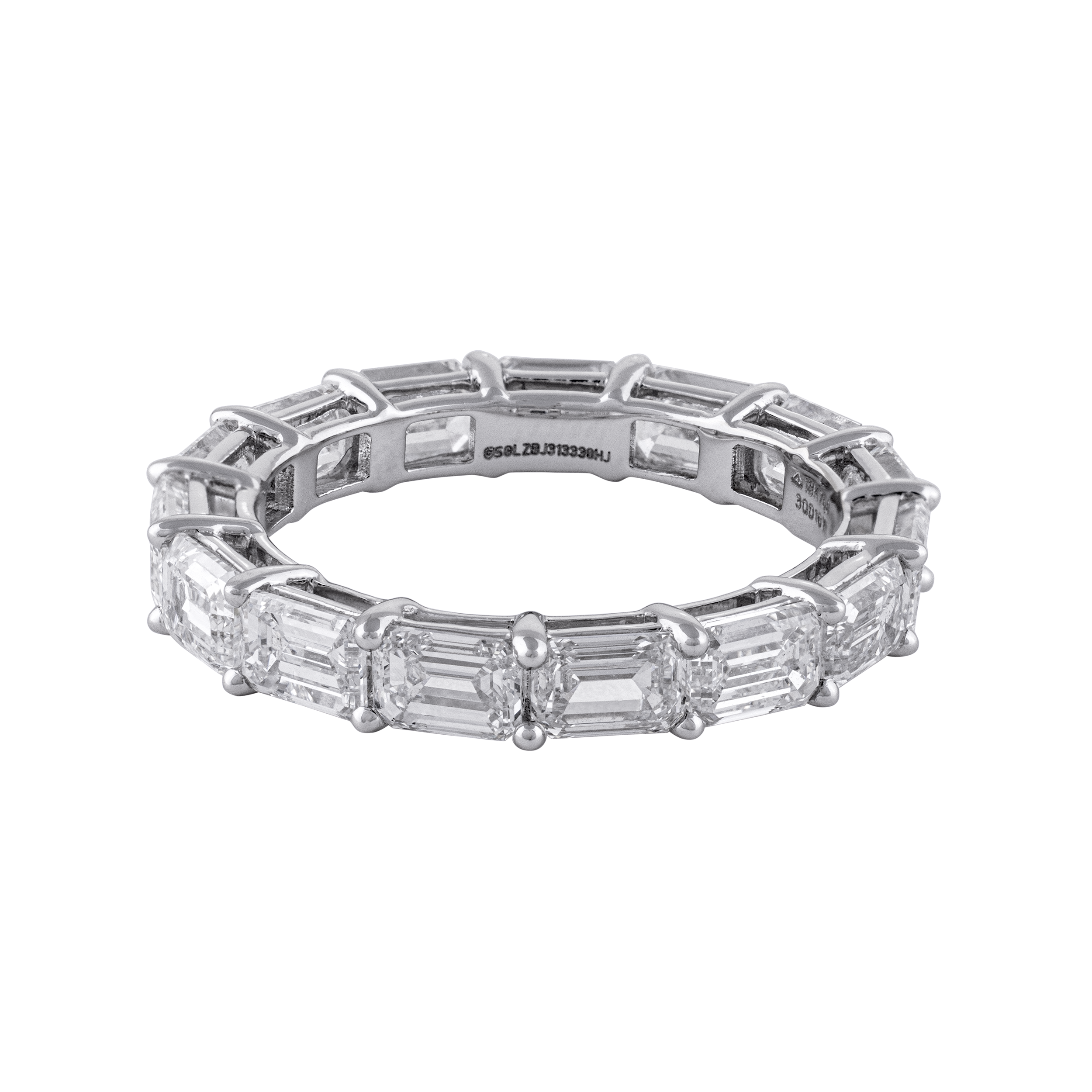 Emerald Cut 3.7 Carat Ethereal Lab Grown Diamond Ring | SKU: 0019053004 - crash.club by CKC