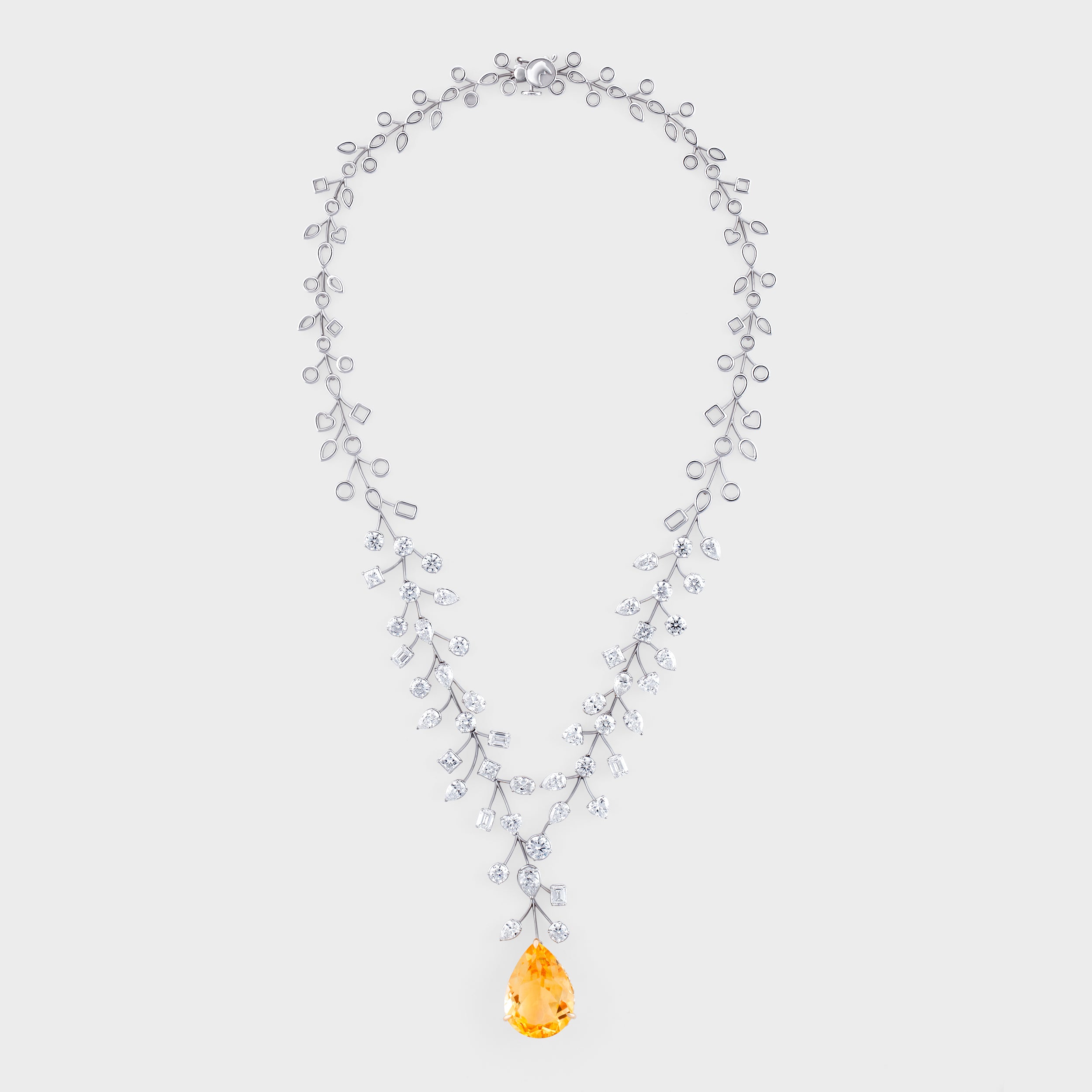lab grown diamond necklace- Crash Club by CKC