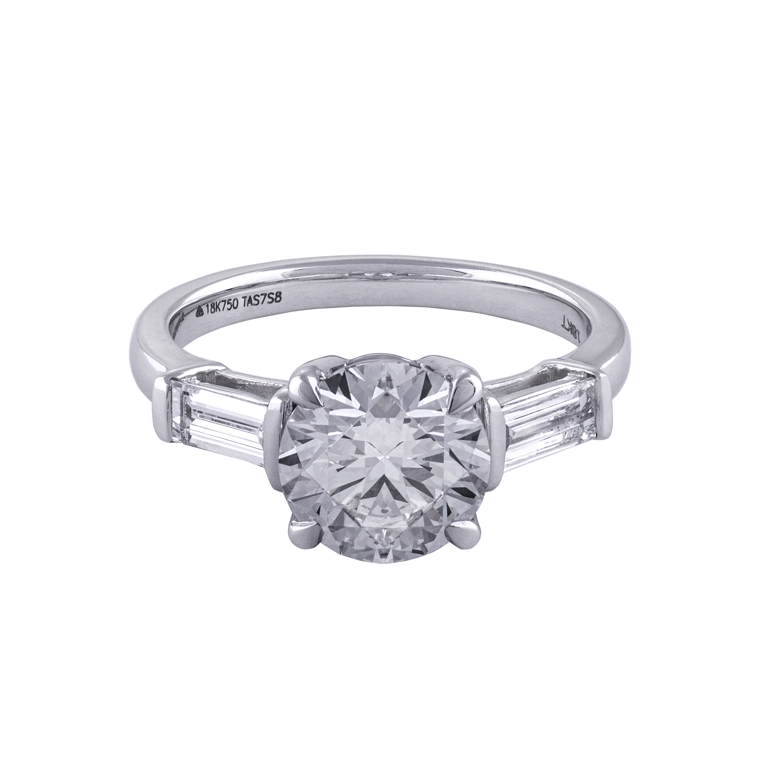 Various & Round Brilliant Cut 0.41 Carat, 2.02 Carat & 0.01 Carat Solitaire Lab Grown Diamond Ring | SKU: 0019332017 - crash.club by CKC