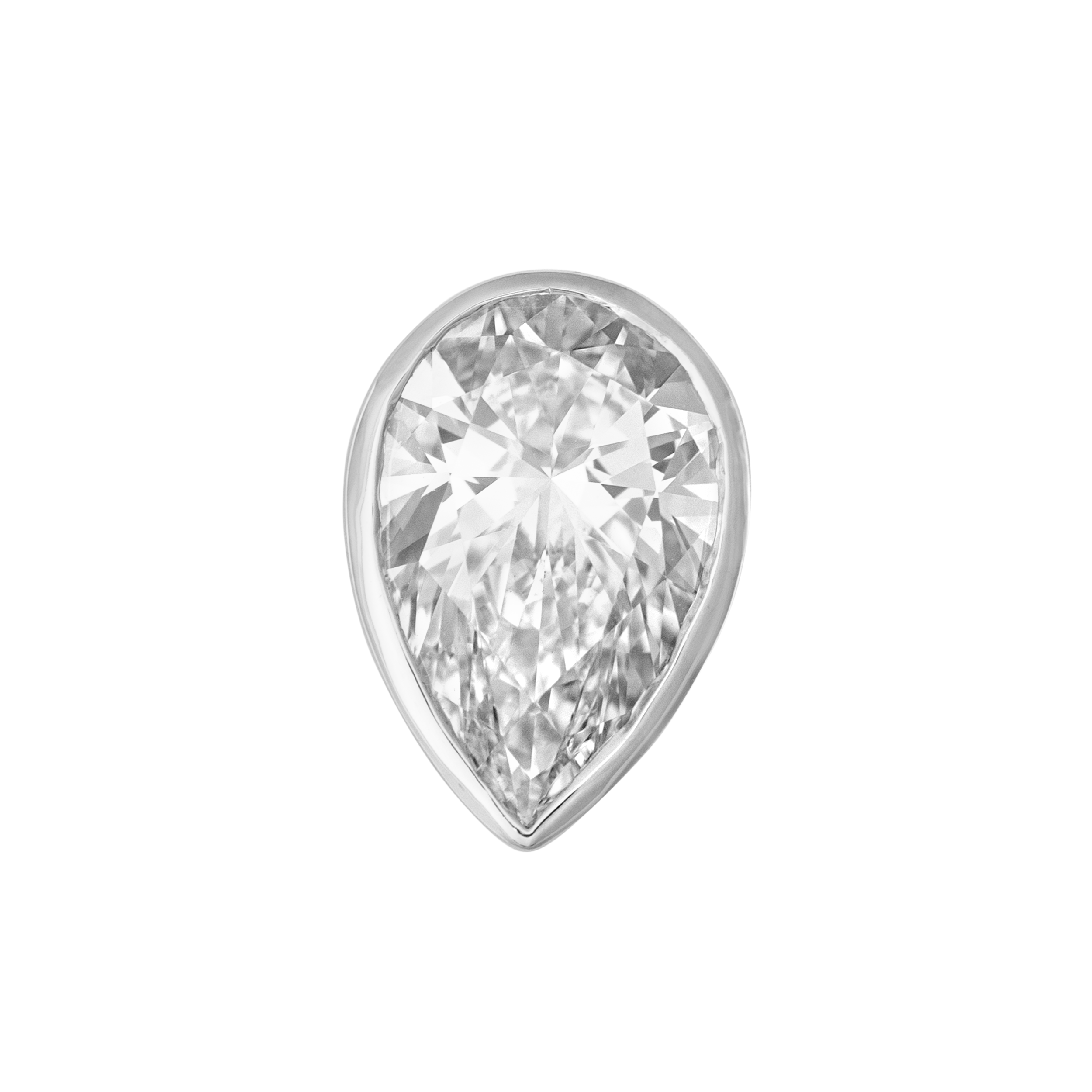 Radiant Pear Cut 1.01 & 1.00 Carat Lab Grown Diamond Studs | SKU: 0019346052 - crash.club by CKC