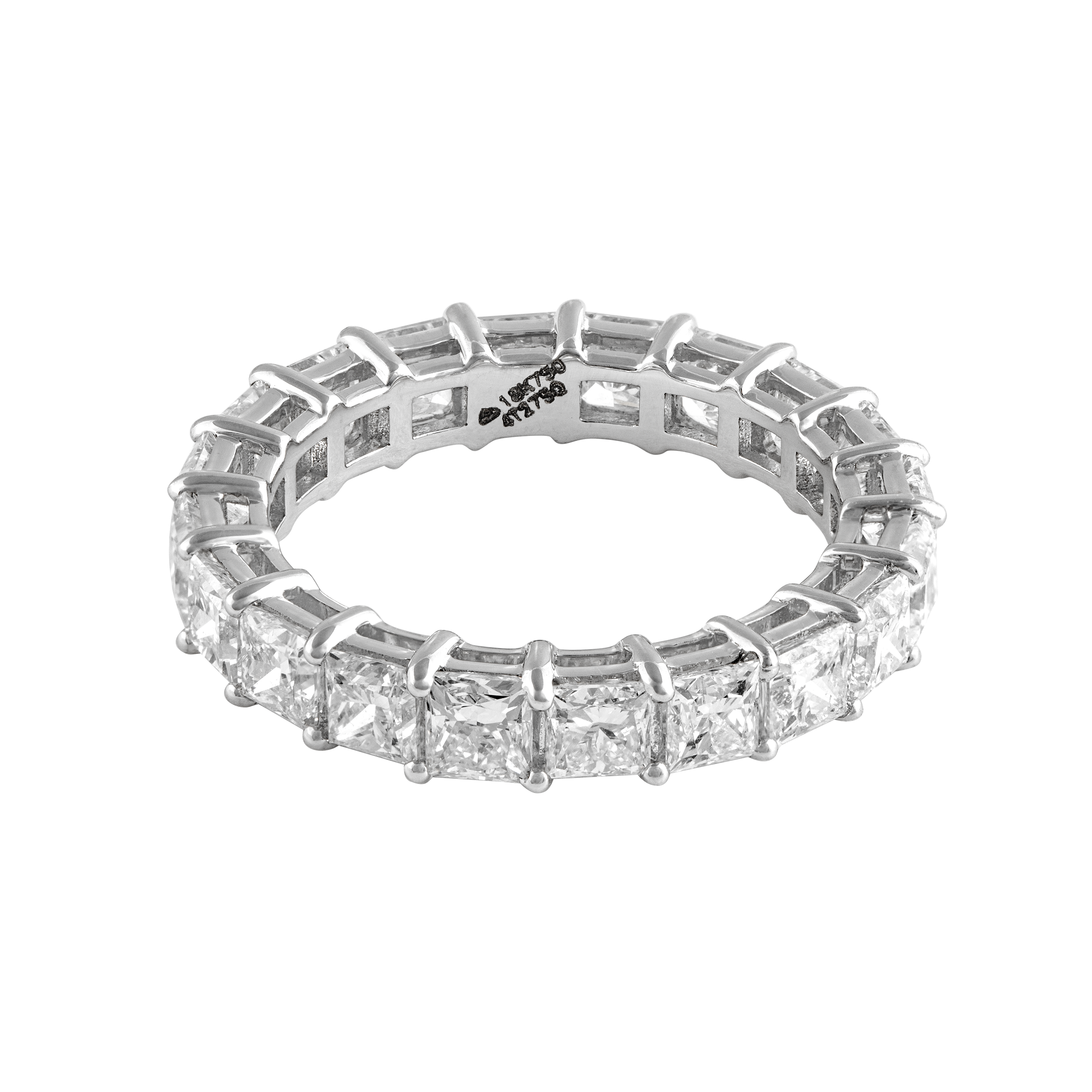 Princess Cut 3.71 Carat Lab Grown Diamond Ring | SKU : 0003179499 - crash.club by CKC