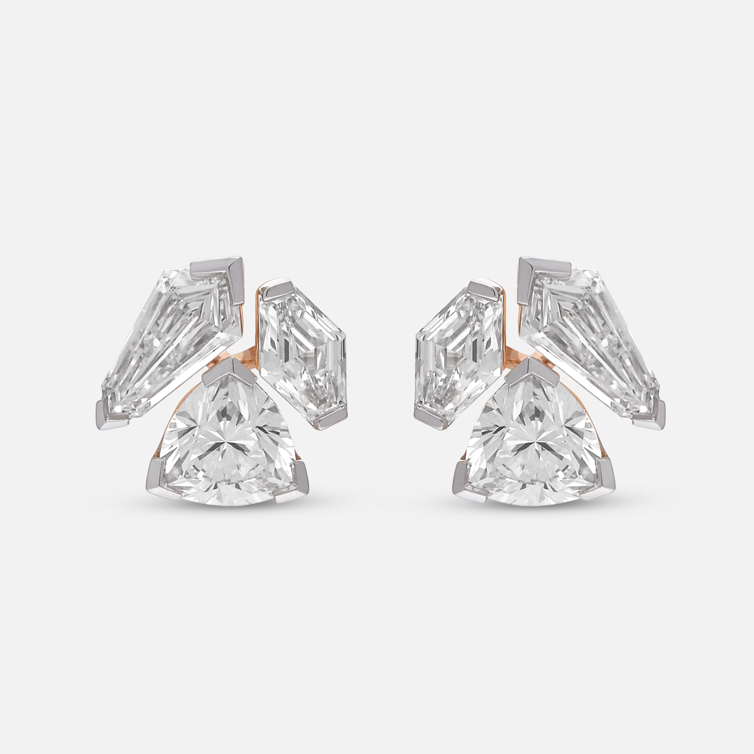 Gold Tops Set with Multi-Cut Lab-Grown Diamonds | SKU : 0003759622