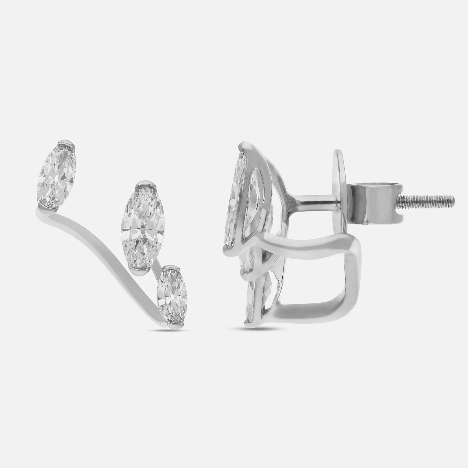 White Gold Tops with Roval-Cut Lab-Grown Diamonds | SKU : 0021957451
