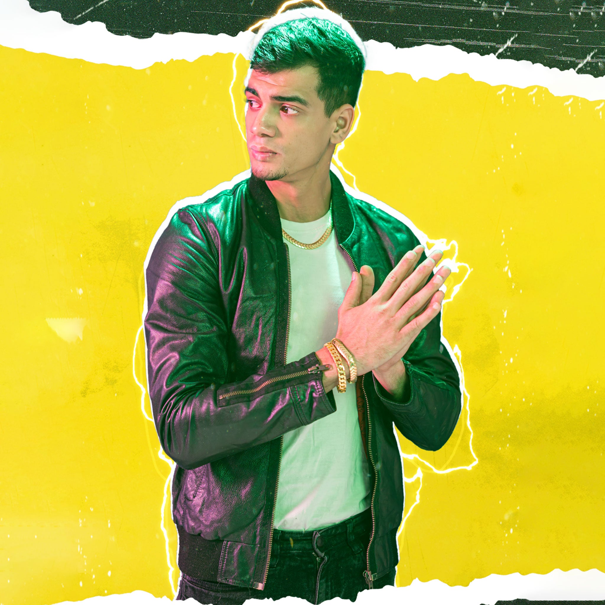 TROPICAL TEMPTATION YELLOW GOLD BRACELET | SKU: 0018678130 - crash.club by CKC