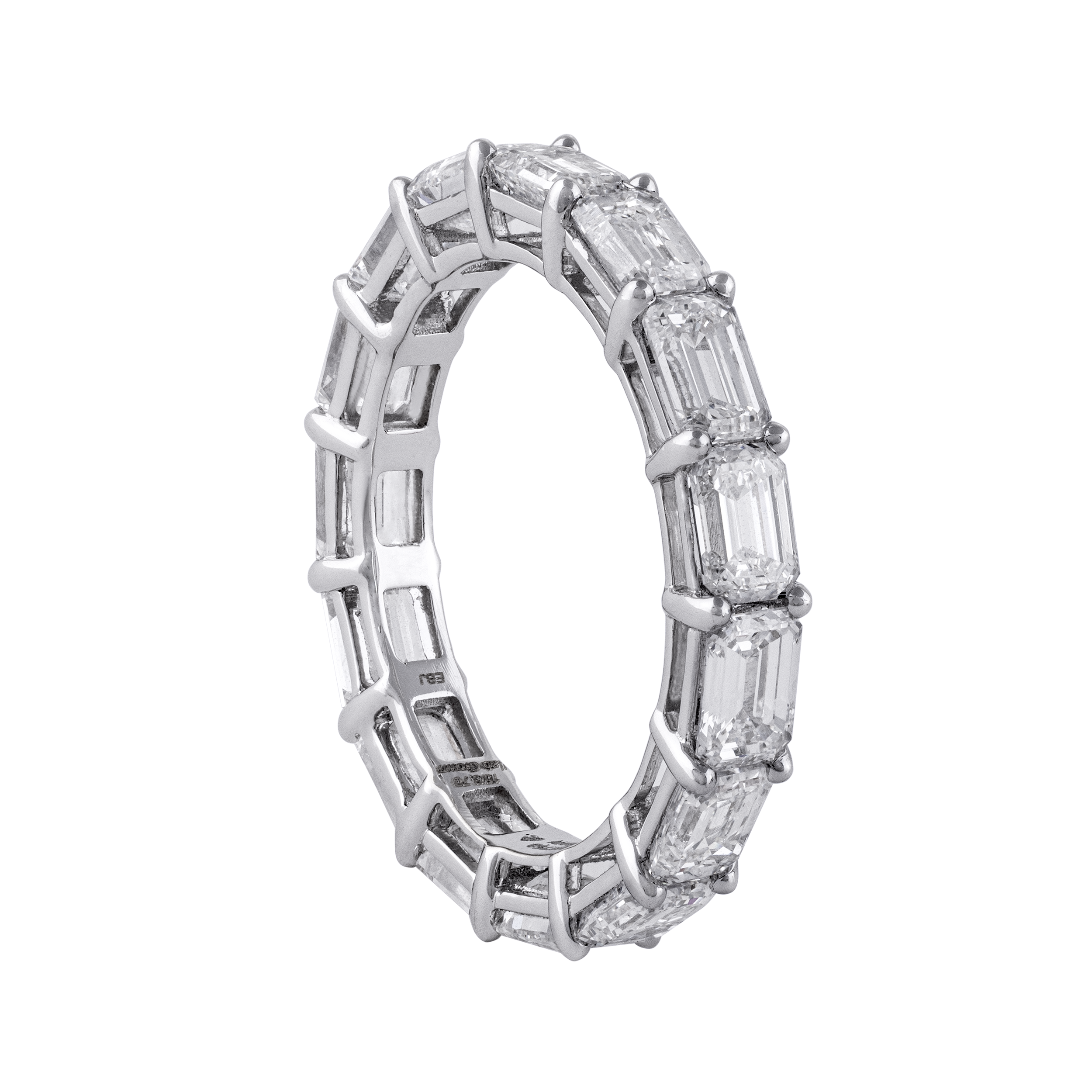 Emerald Cut 3.7 Carat Ethereal Lab Grown Diamond Ring | SKU: 0019053004