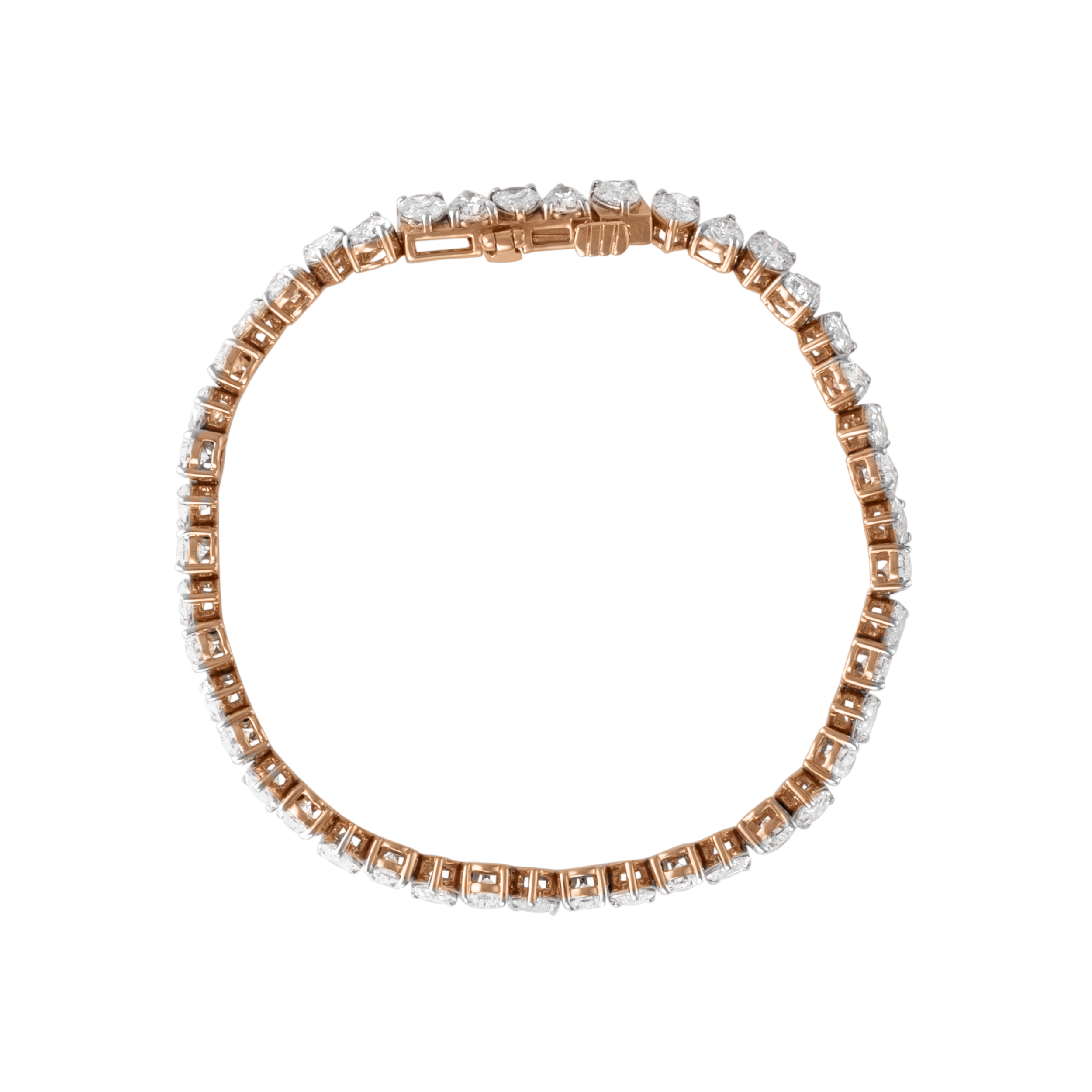 Pear Cut 11.77 Carat Radiance Lab-Grown Diamond Bracelet| SKU: 0019052052