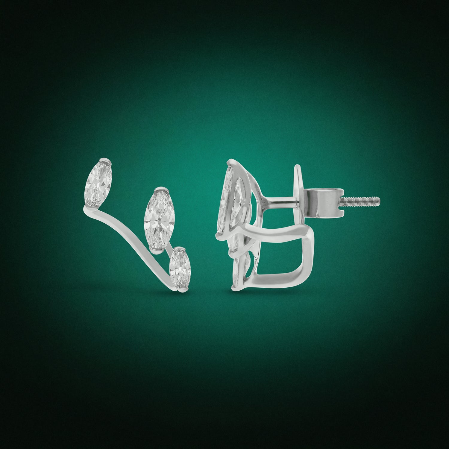 White Gold Tops with Roval-Cut Lab-Grown Diamonds | SKU : 0021957451